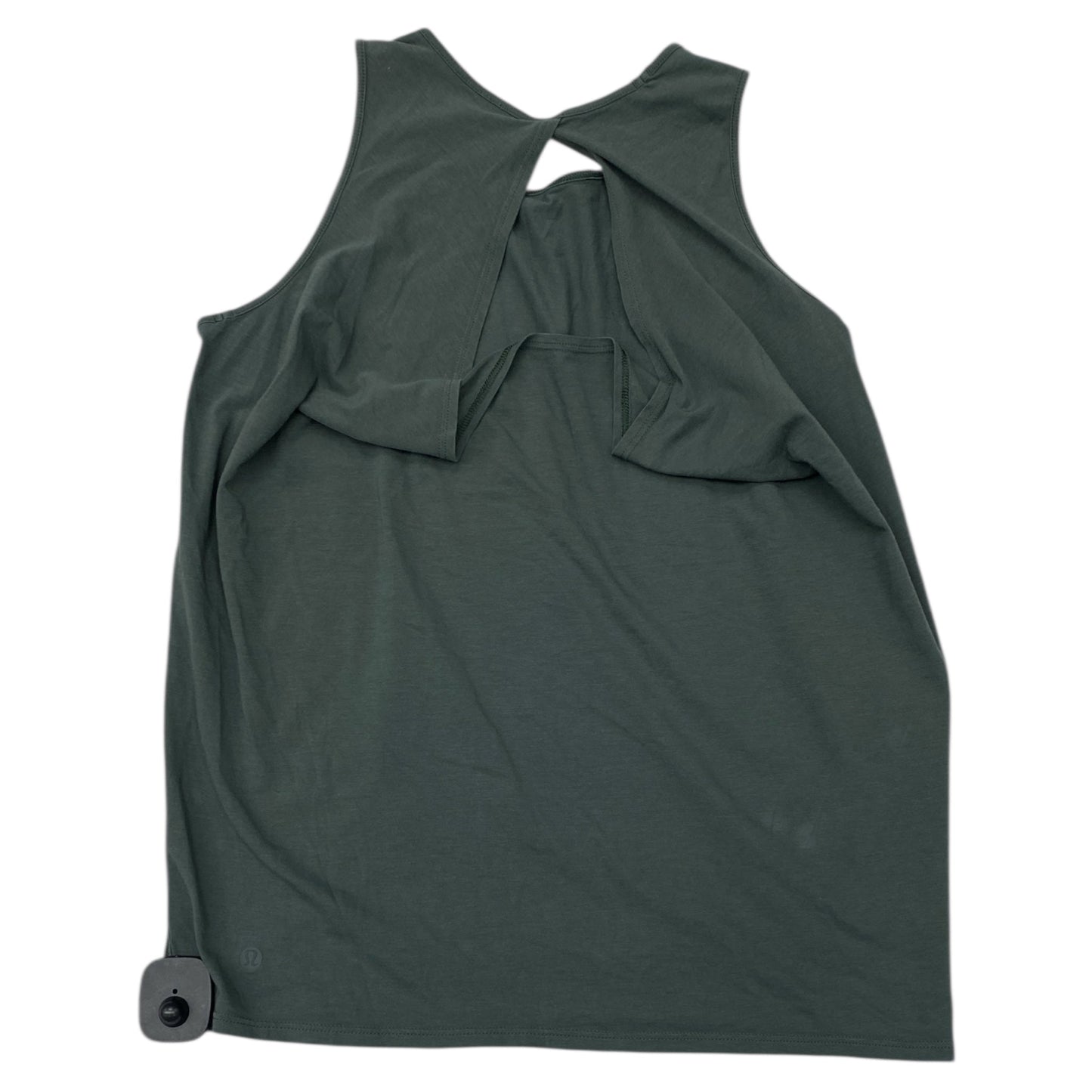 Athletic Top Ss By Lululemon In Green, Size:4