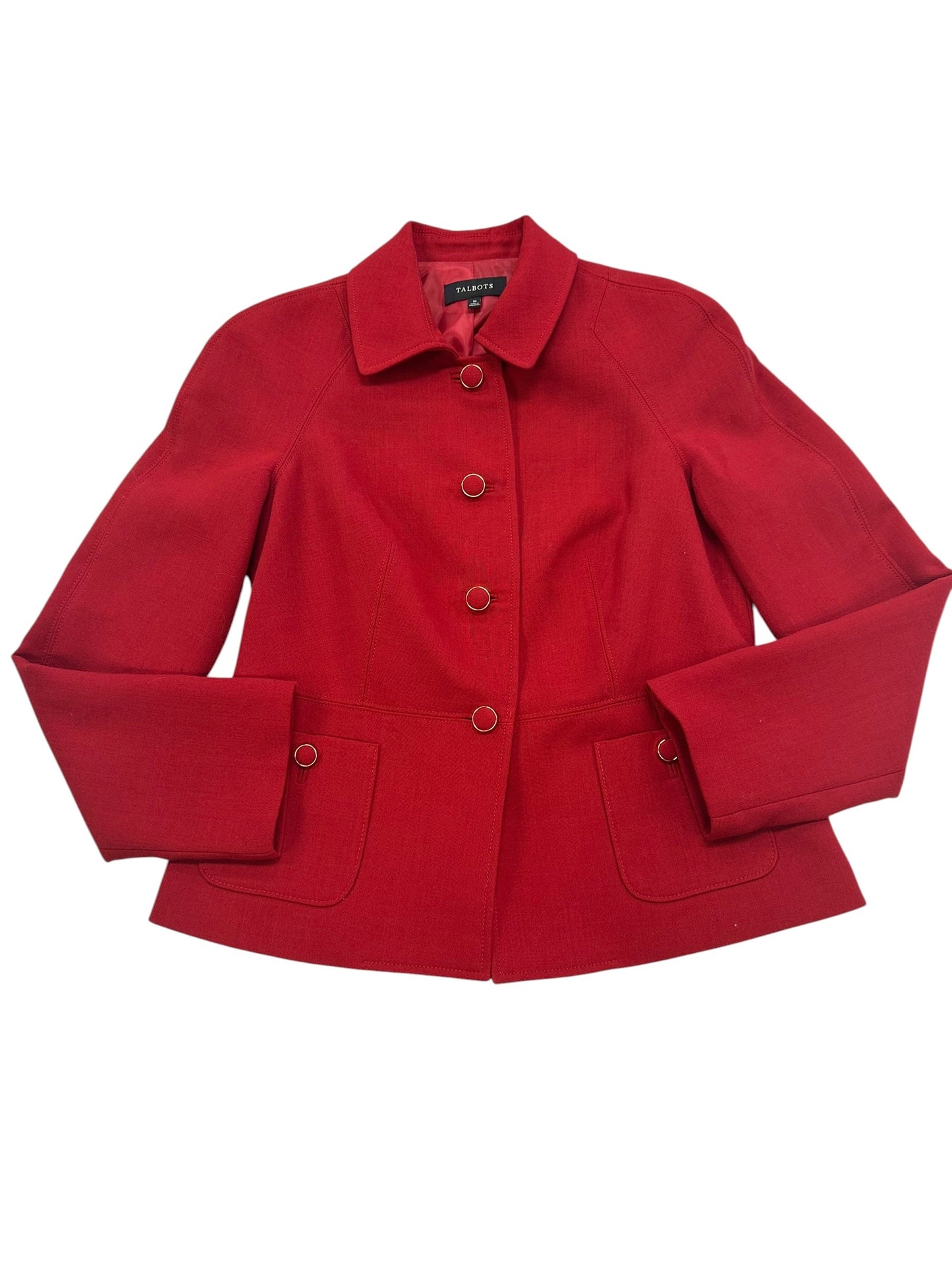 Blazer By Talbots In Red, Size:10