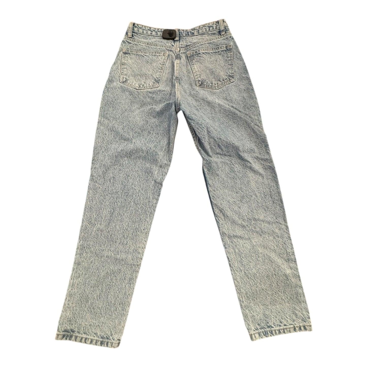 Jeans Straight By Zara In Blue Denim, Size:6