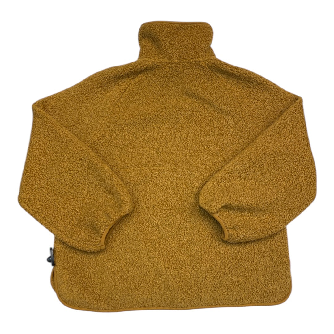 Jacket Fleece By Madewell In Gold, Size:Xl