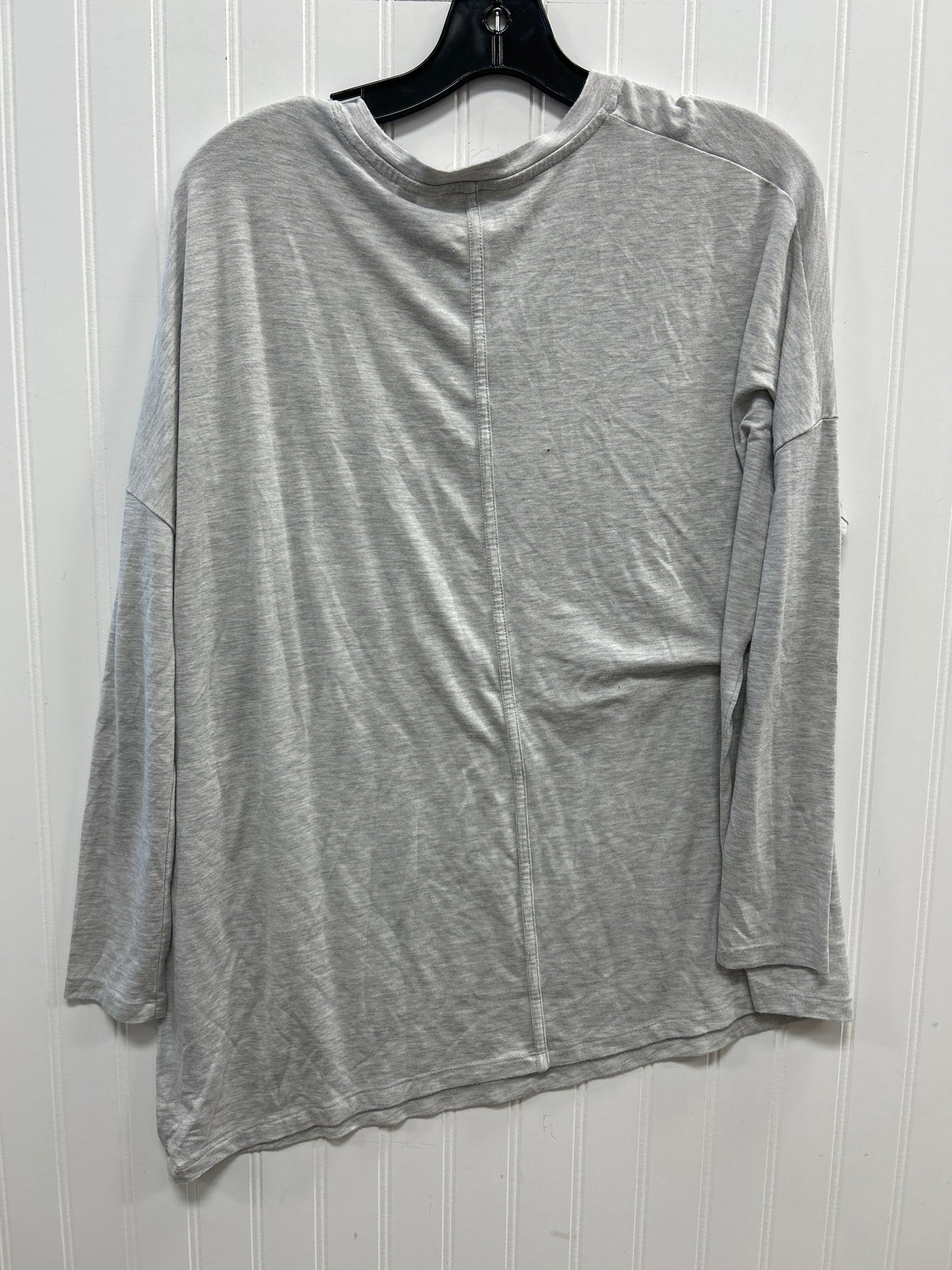 Athletic Top Ls Crewneck By Athleta In Grey, Size:S
