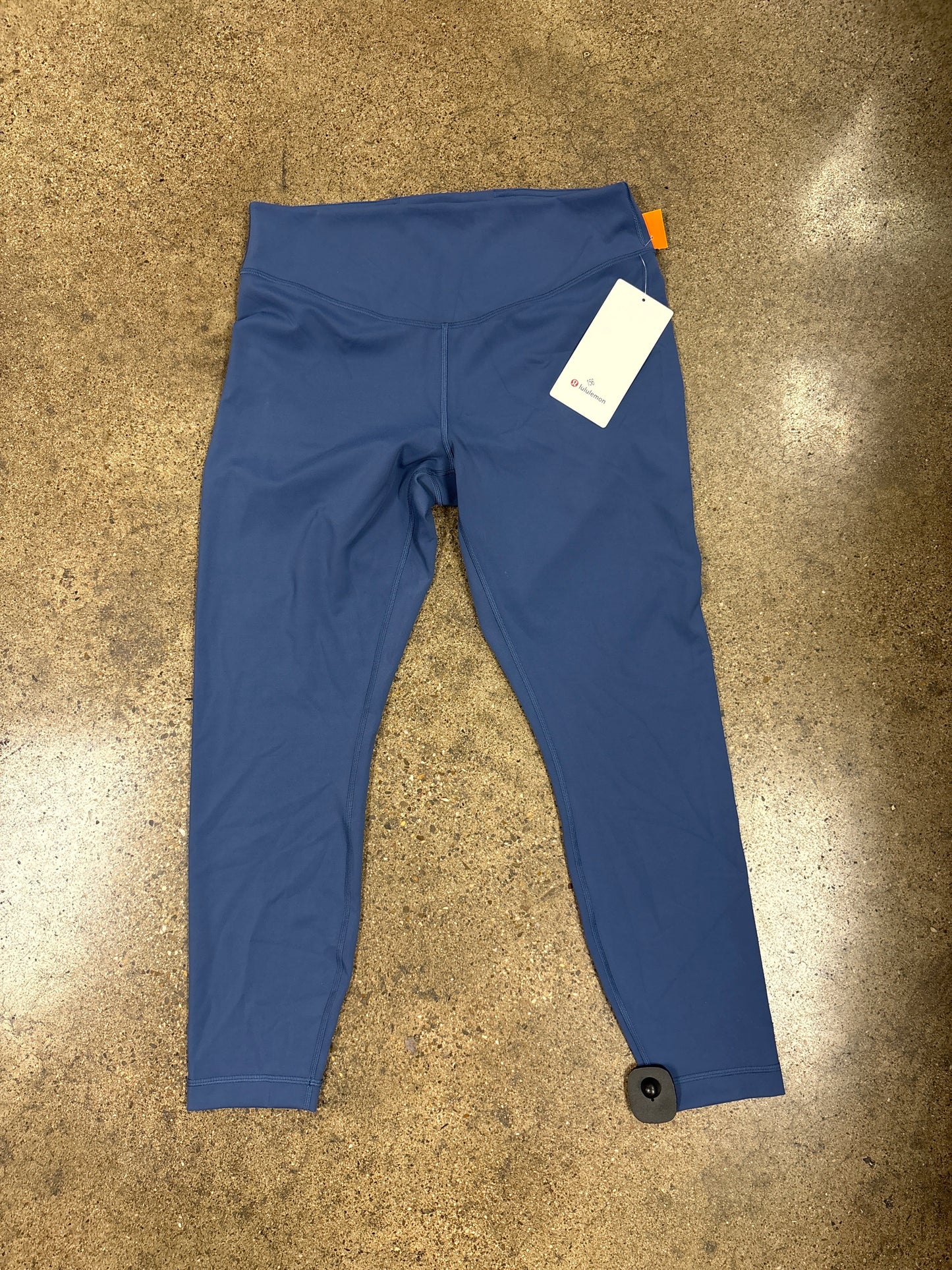Athletic Leggings By Lululemon In Blue, Size:12