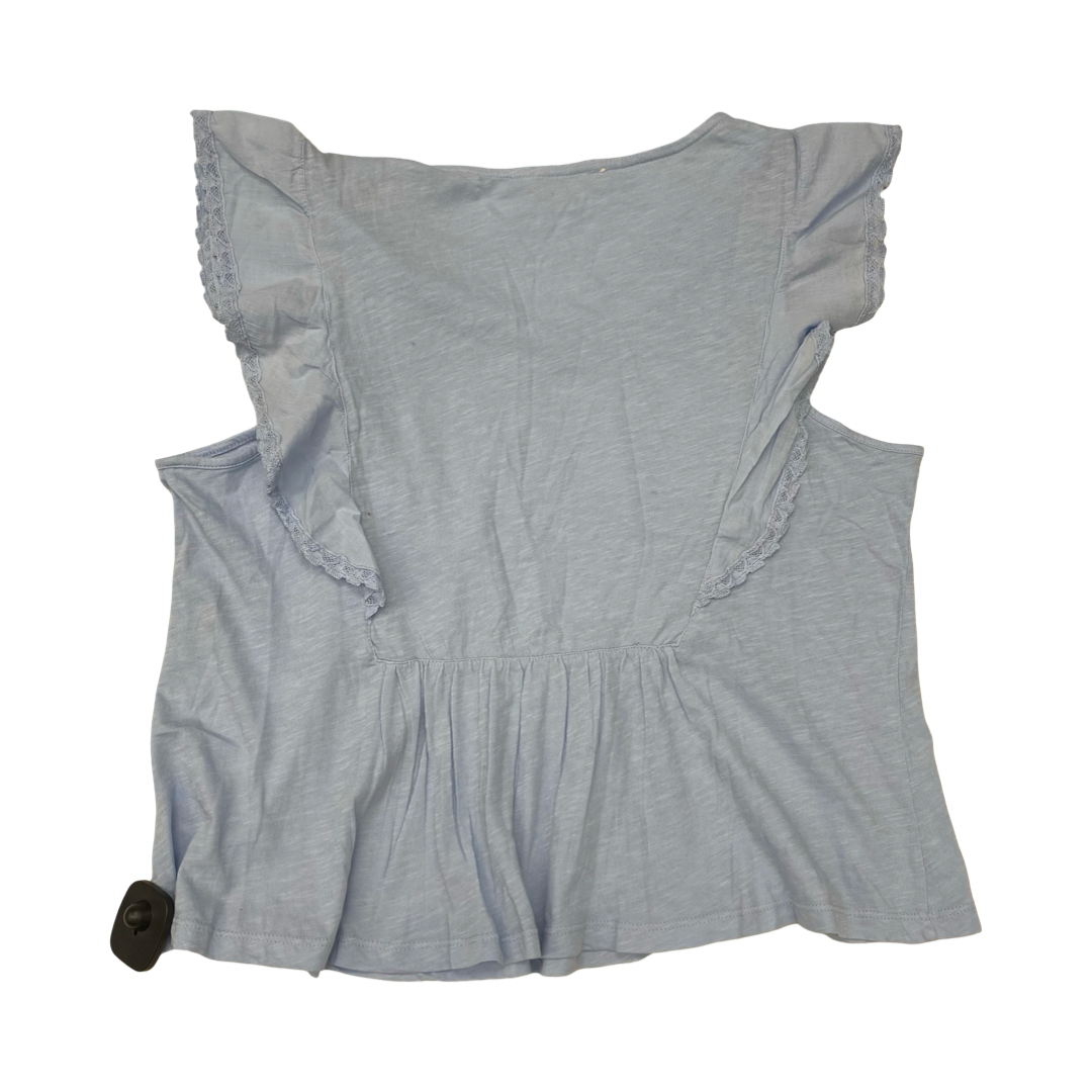 Top Sleeveless By Lucky Brand In Blue, Size:L
