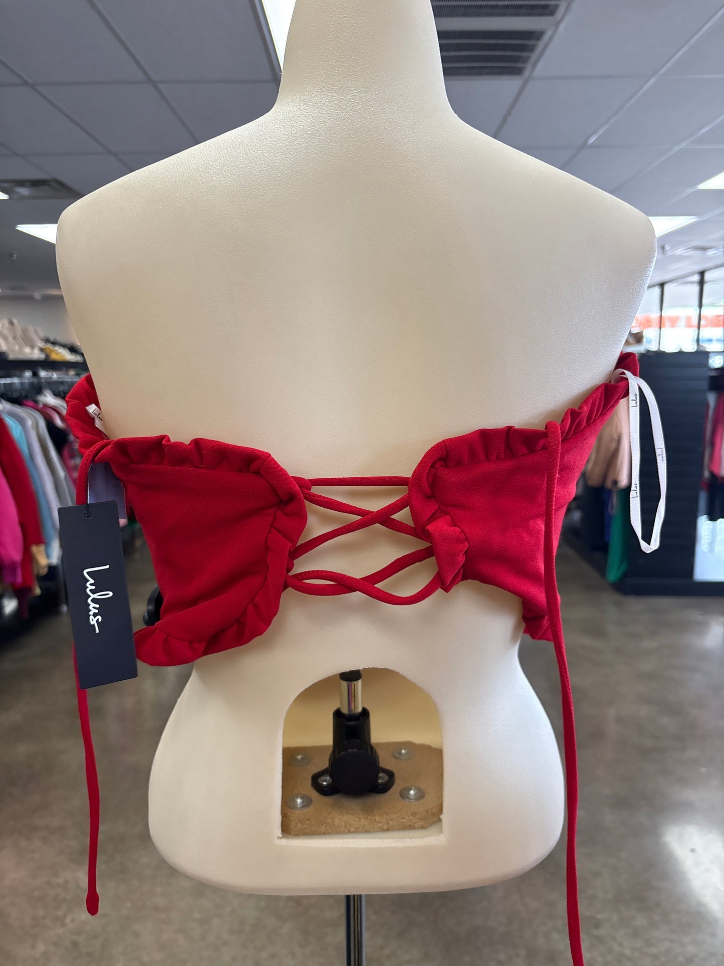 Top Sleeveless By Lulus In Red, Size:L