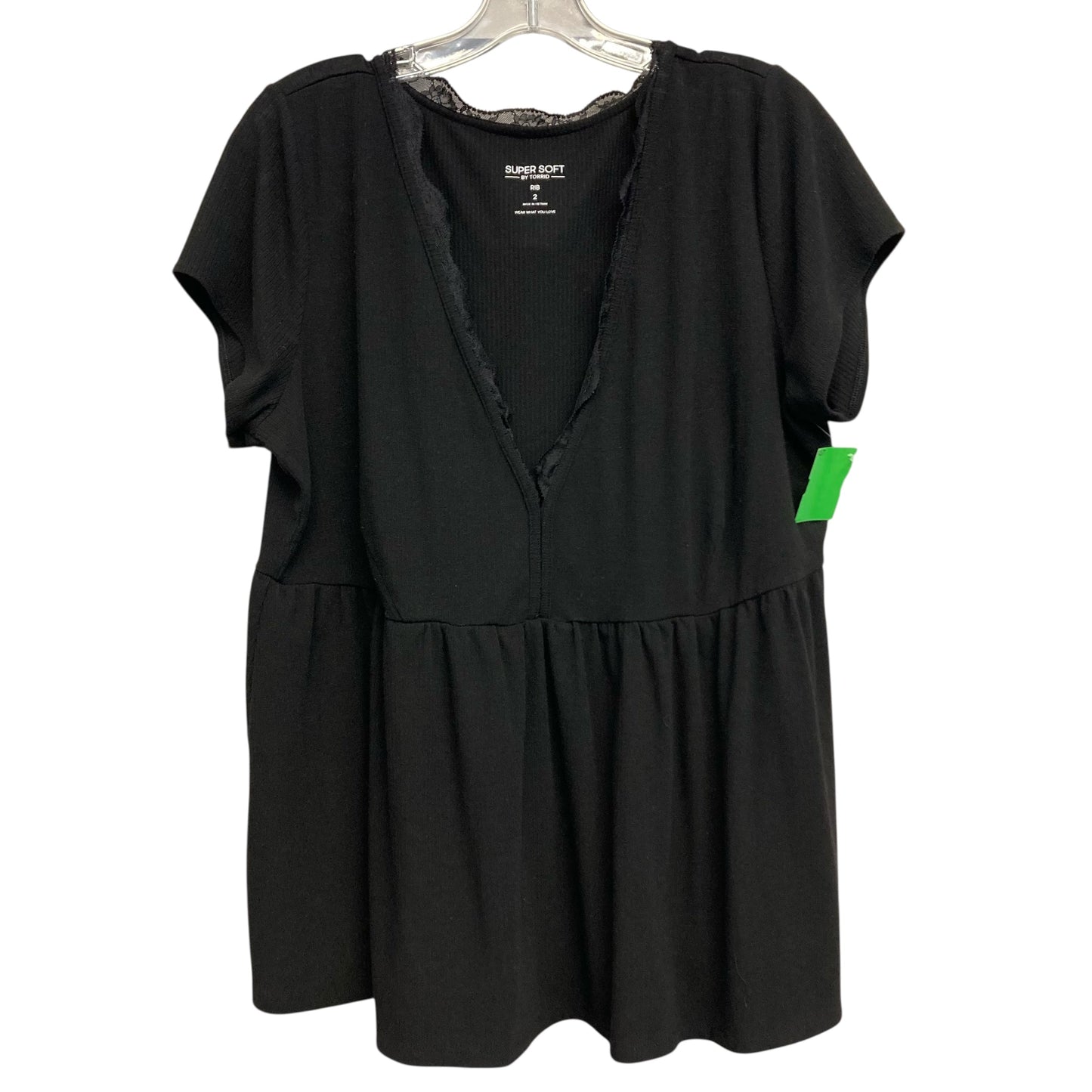 Top Ss By Torrid In Black, Size:2X
