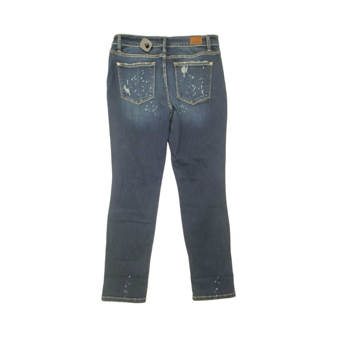 Jeans Boyfriend By Judy Blue In Blue Denim, Size:12