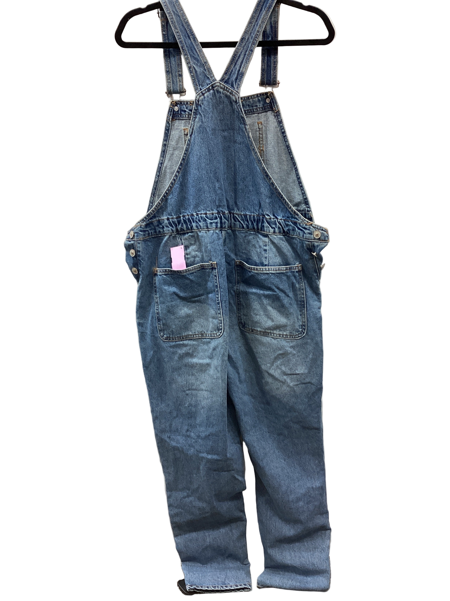 Overalls By Wax Jean In Blue Denim, Size:L