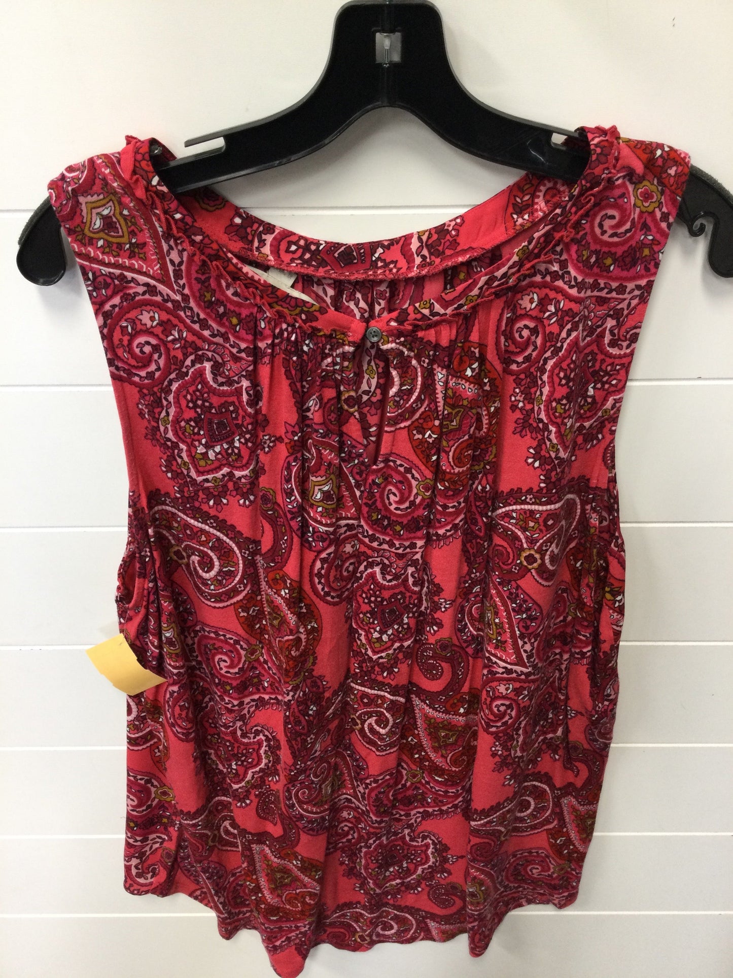 Top Sleeveless By Loft In Pink, Size:Xl