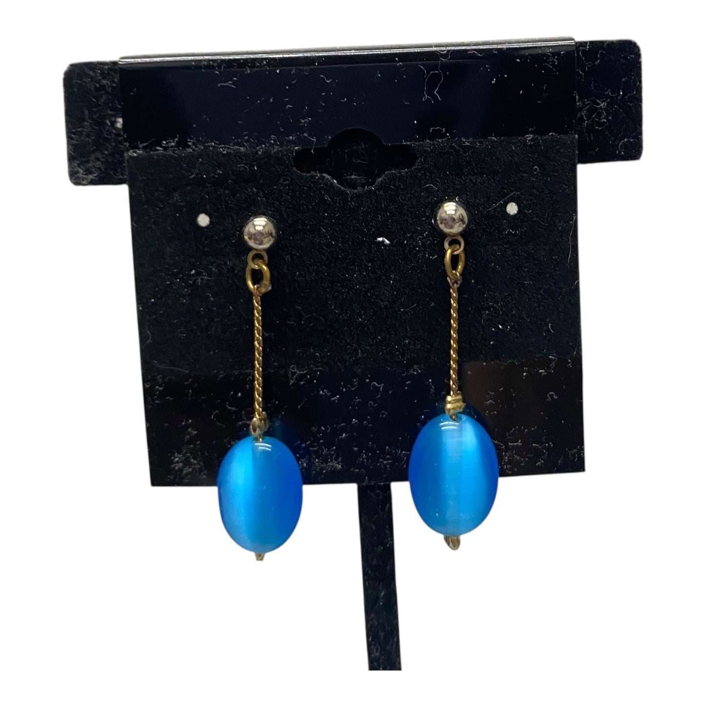 Earrings Dangle/Drop In Blue