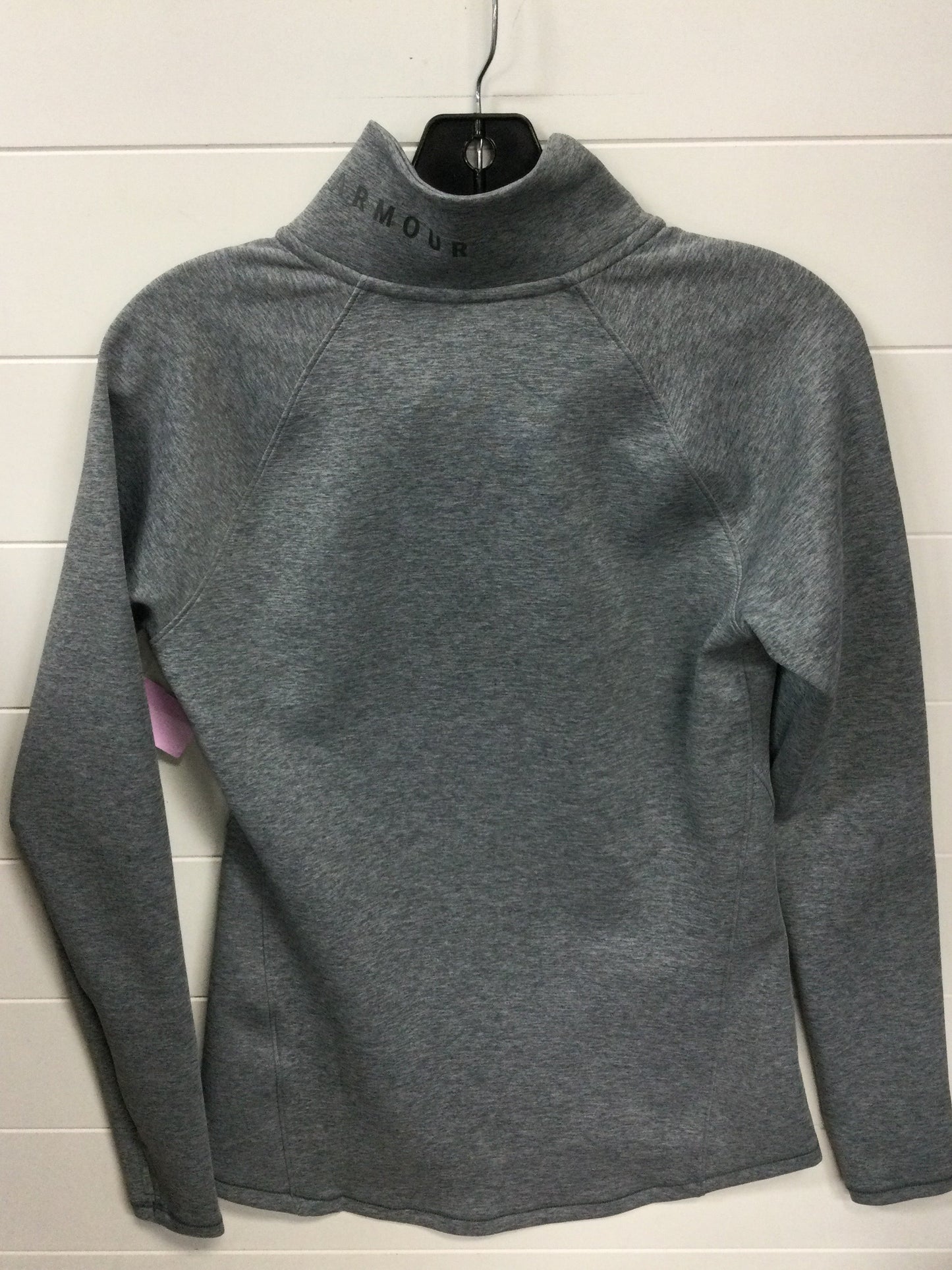Athletic Top Ls Collar By Under Armour In Grey, Size:S