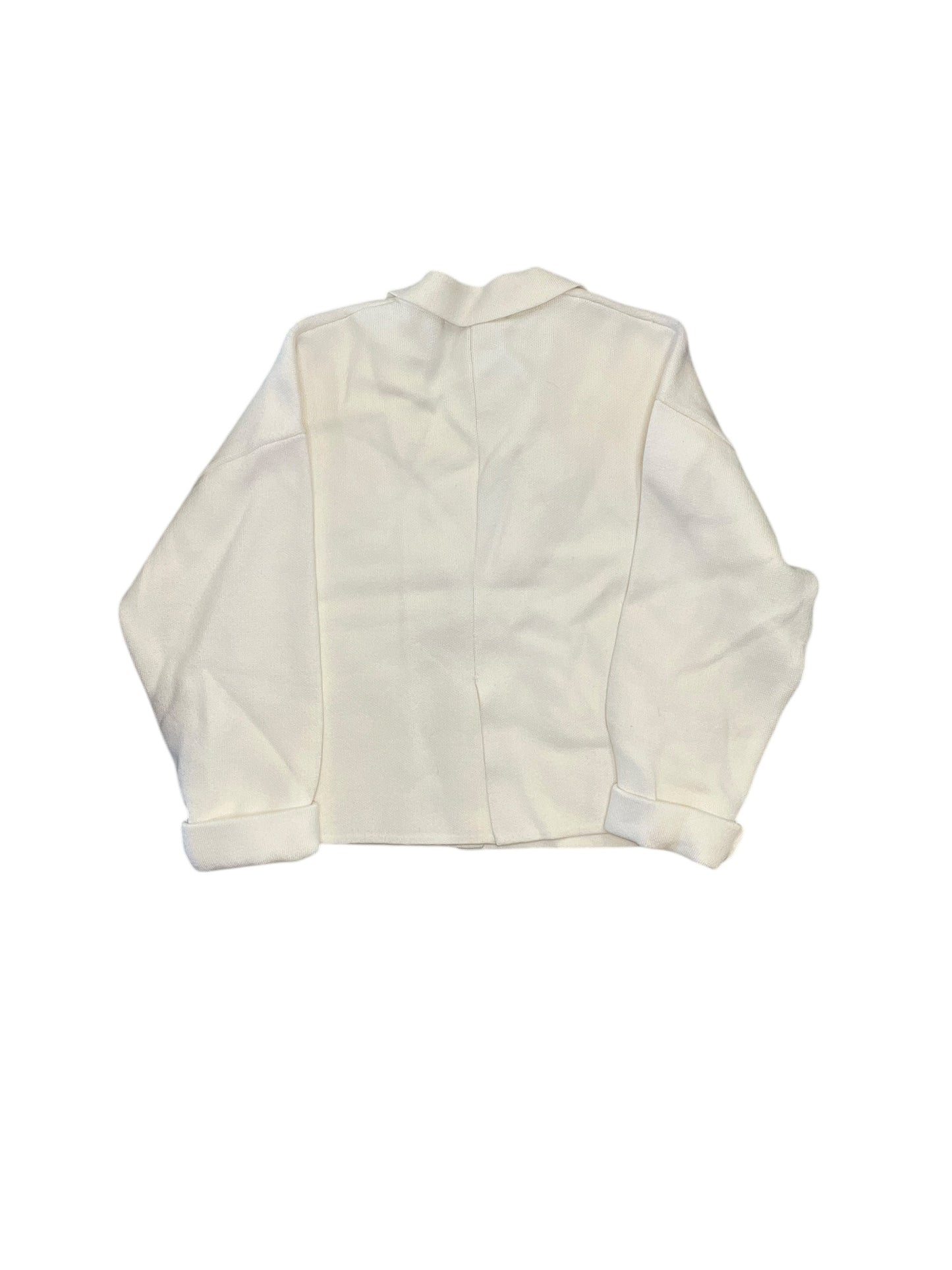 Blazer By Zara In Ivory, Size:M