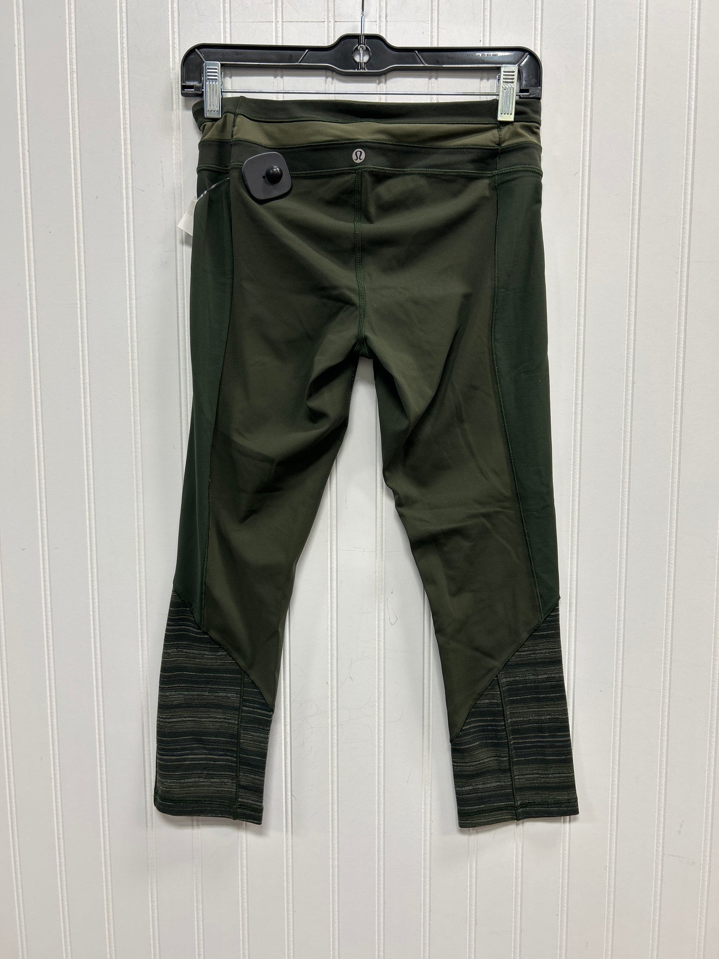Athletic Leggings Capris By Lululemon In Green, Size:6