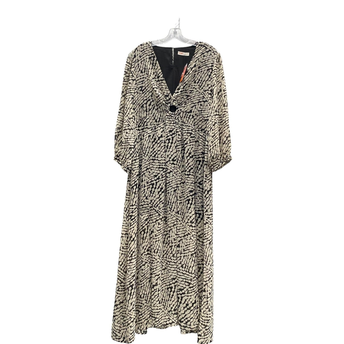 Dress Casual Maxi By Intempo In Black, Size:Xl