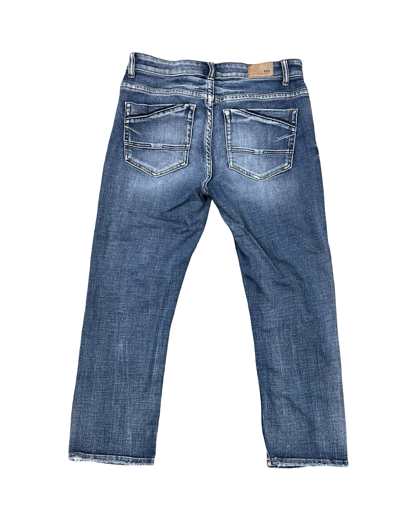 Jeans Straight By Bke In Blue Denim, Size:4