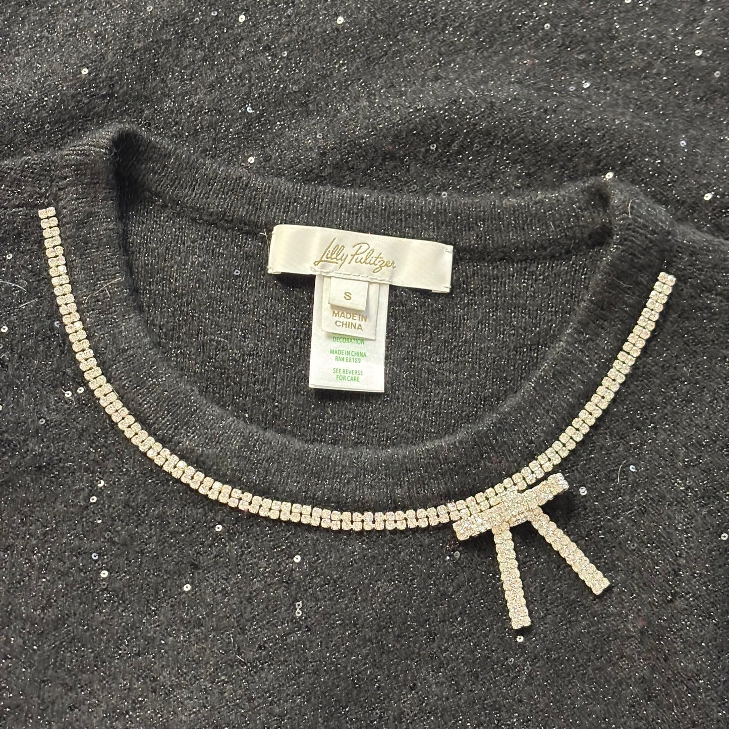 Dress Designer By Lilly Pulitzer In Black, Size: S