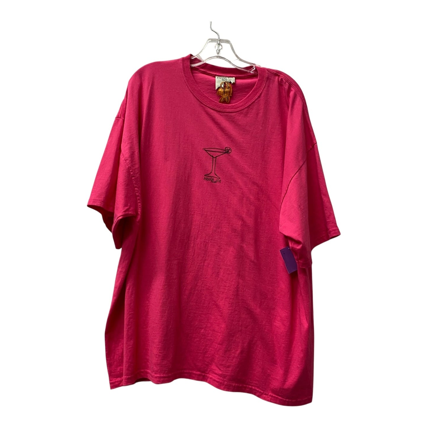 Top Ss By pirana job In Pink, Size:Xxl