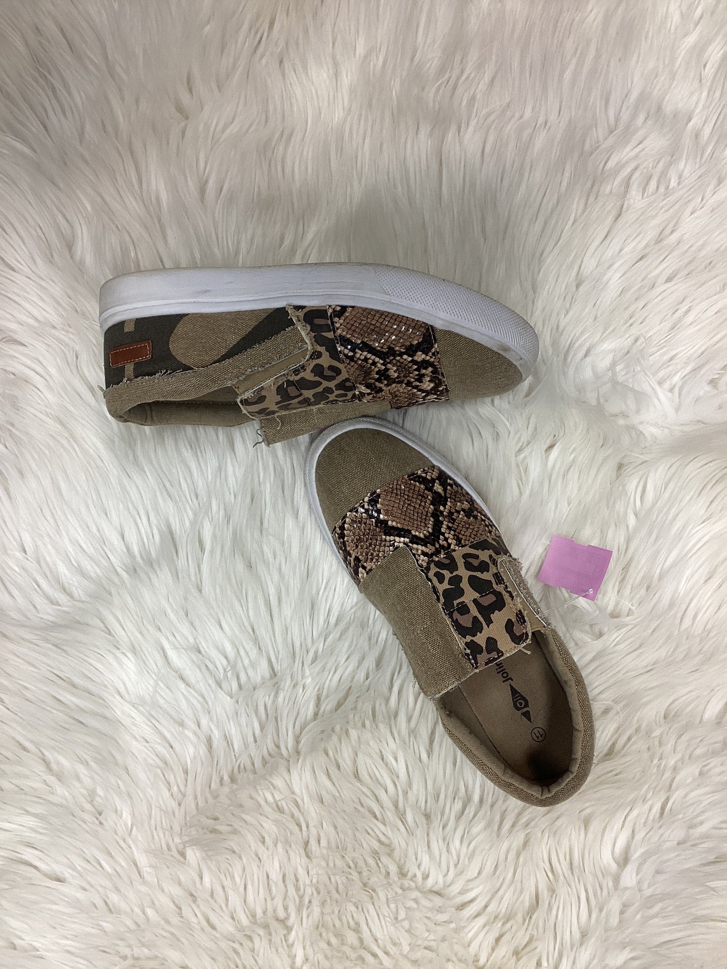 Shoes Flats By Cmc In Green, Size:11