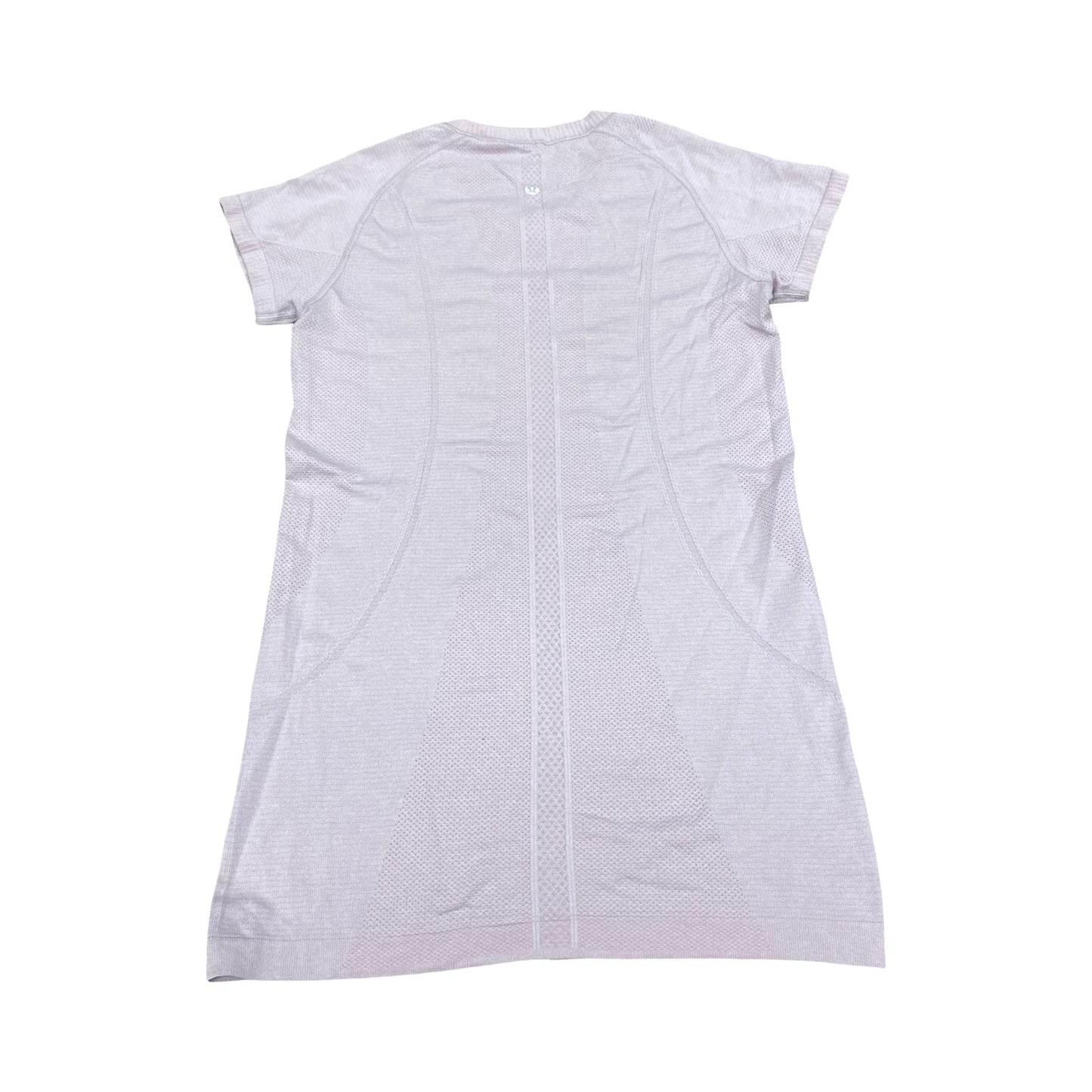 Athletic Top Ss By Lululemon In Pink, Size:8
