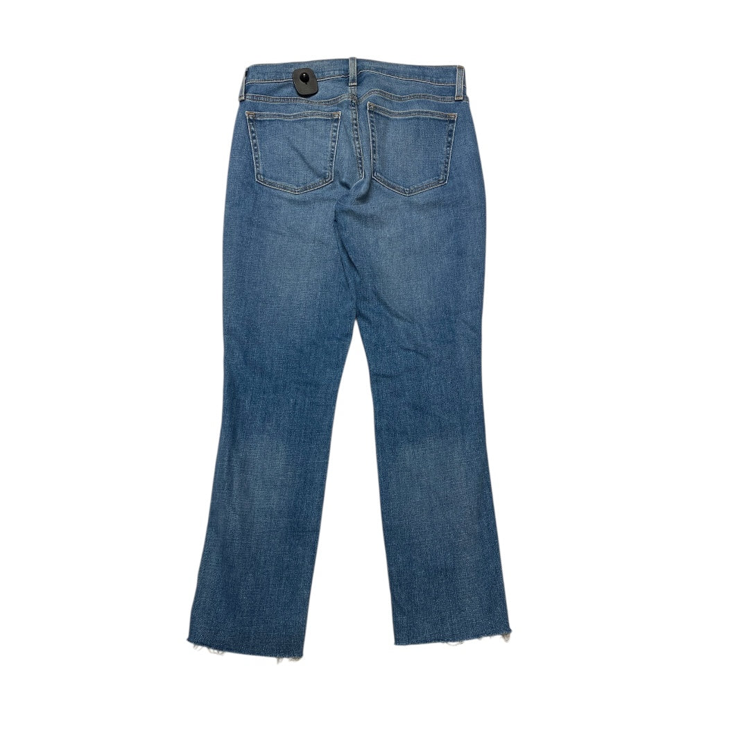 Jeans Straight By J. Crew In Blue Denim, Size:6