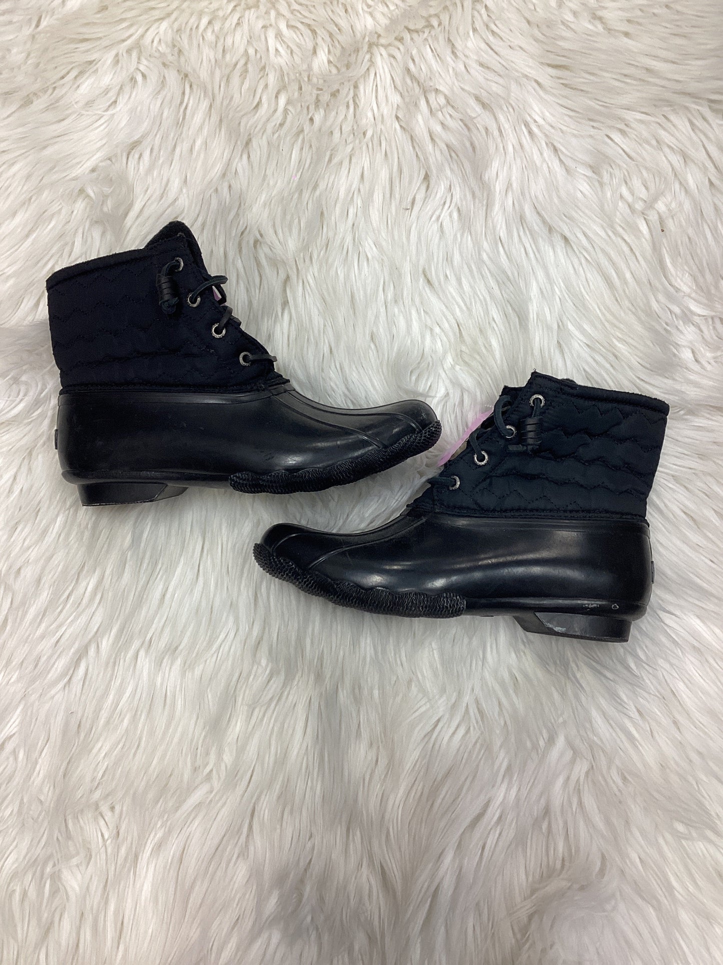 Boots Snow By Sperry In Black, Size:8