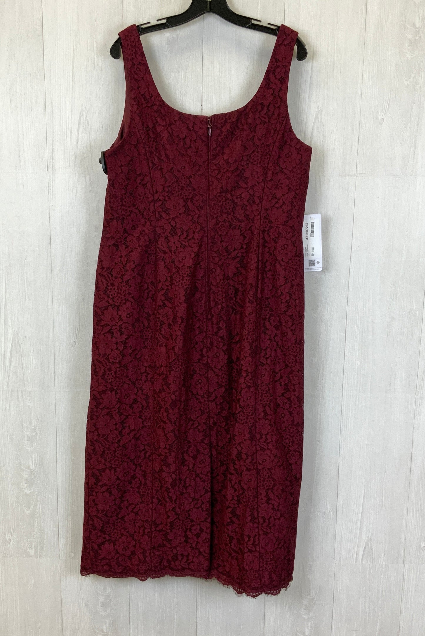 Dress Party Midi By Clothes Mentor In Red, Size: 2x