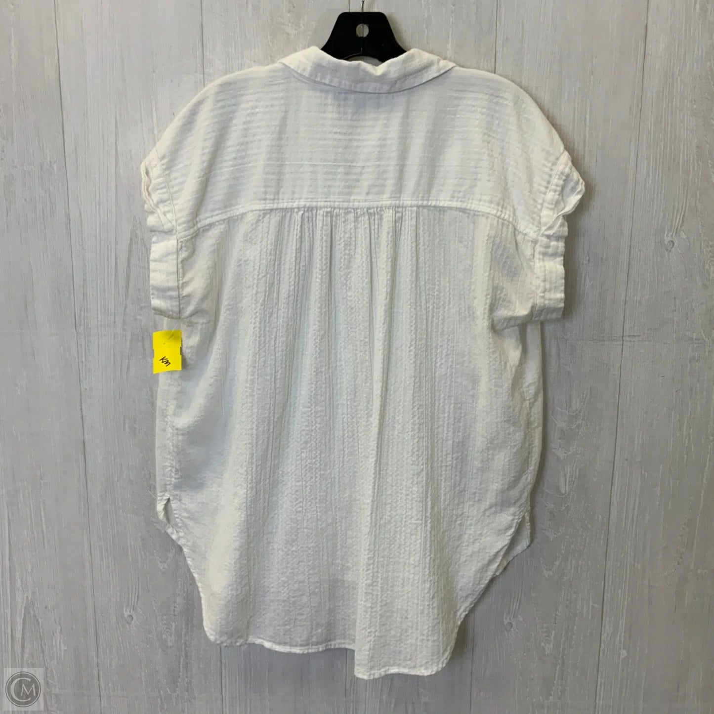 Blouse Sleeveless By Loft In White, Size: M