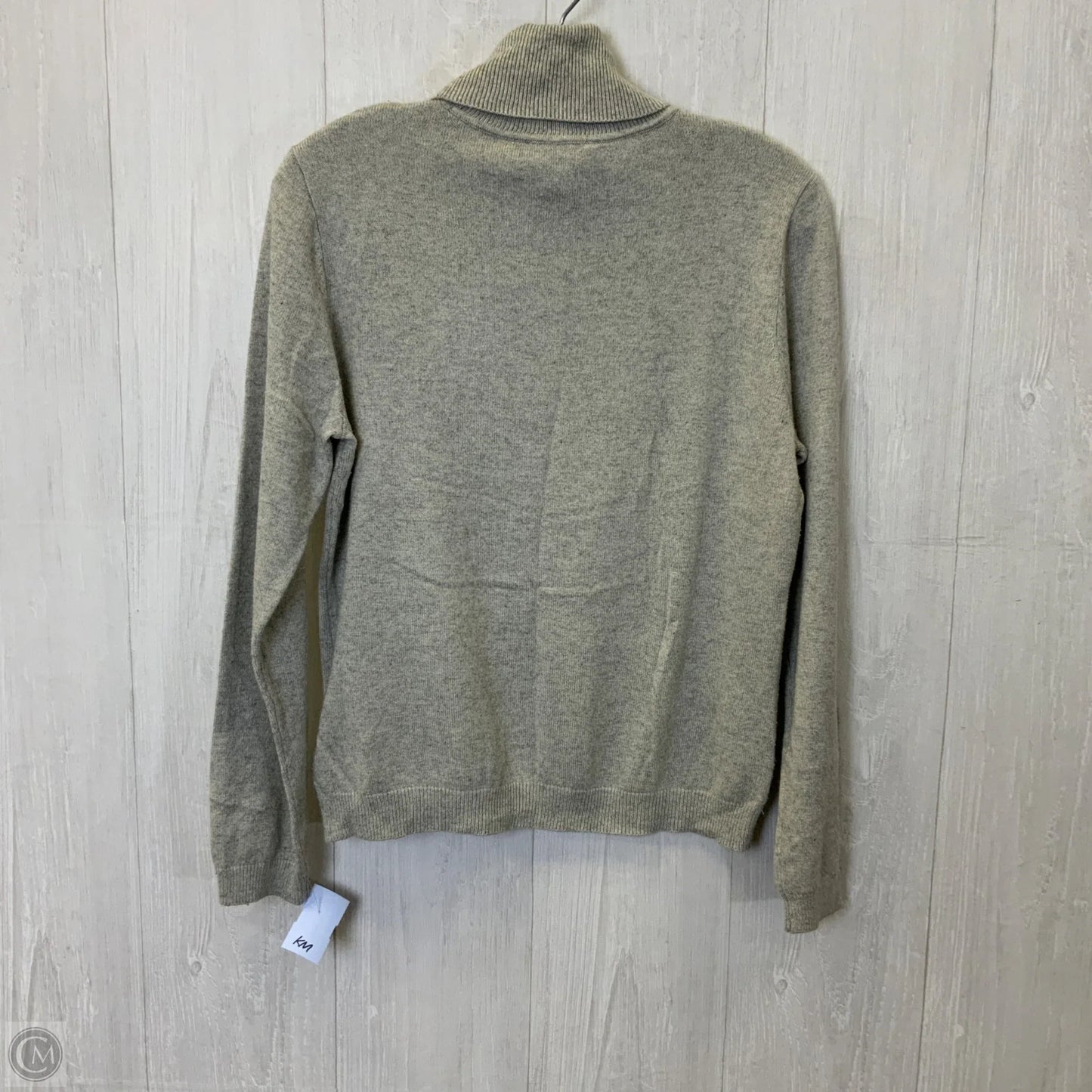 Top Long Sleeve By Lauren By Ralph Lauren In Grey, Size: L