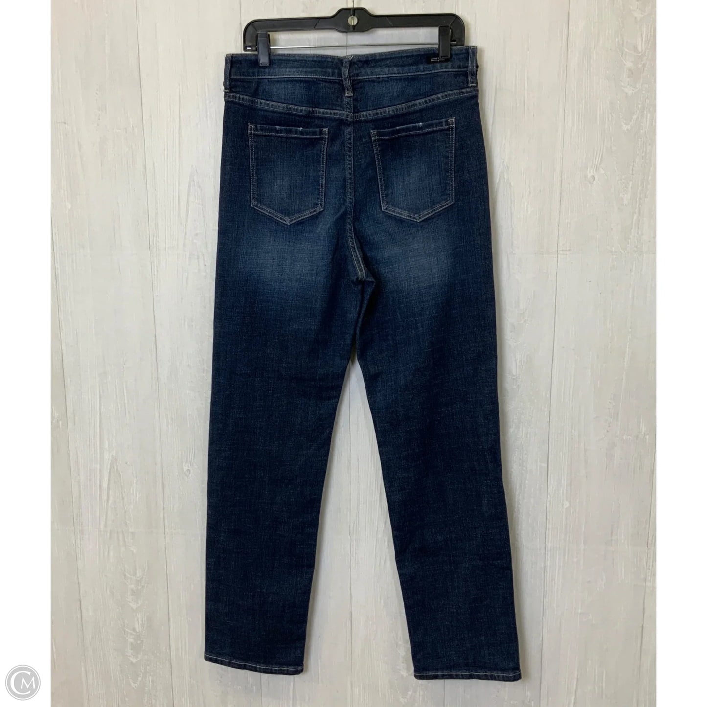Jeans Straight By Liverpool In Blue Denim, Size: 12
