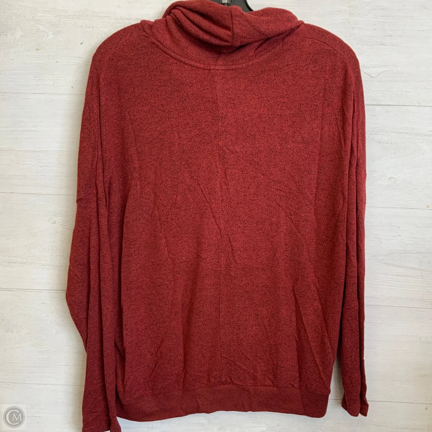 Top Long Sleeve By Z Supply In Red, Size: M