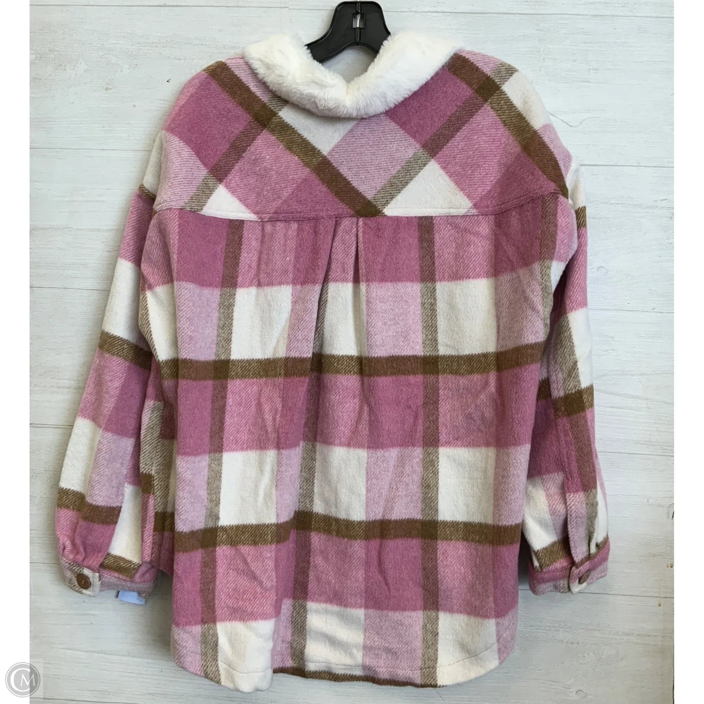 Jacket Shirt By Umgee In Pink, Size: M