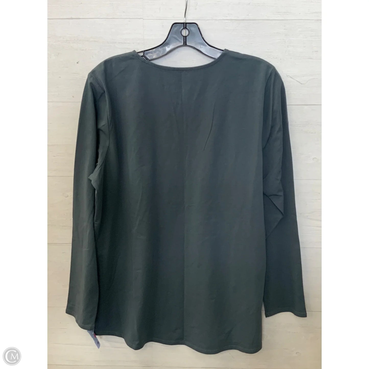 Top Long Sleeve Basic By Pure Jill In Blue, Size: L