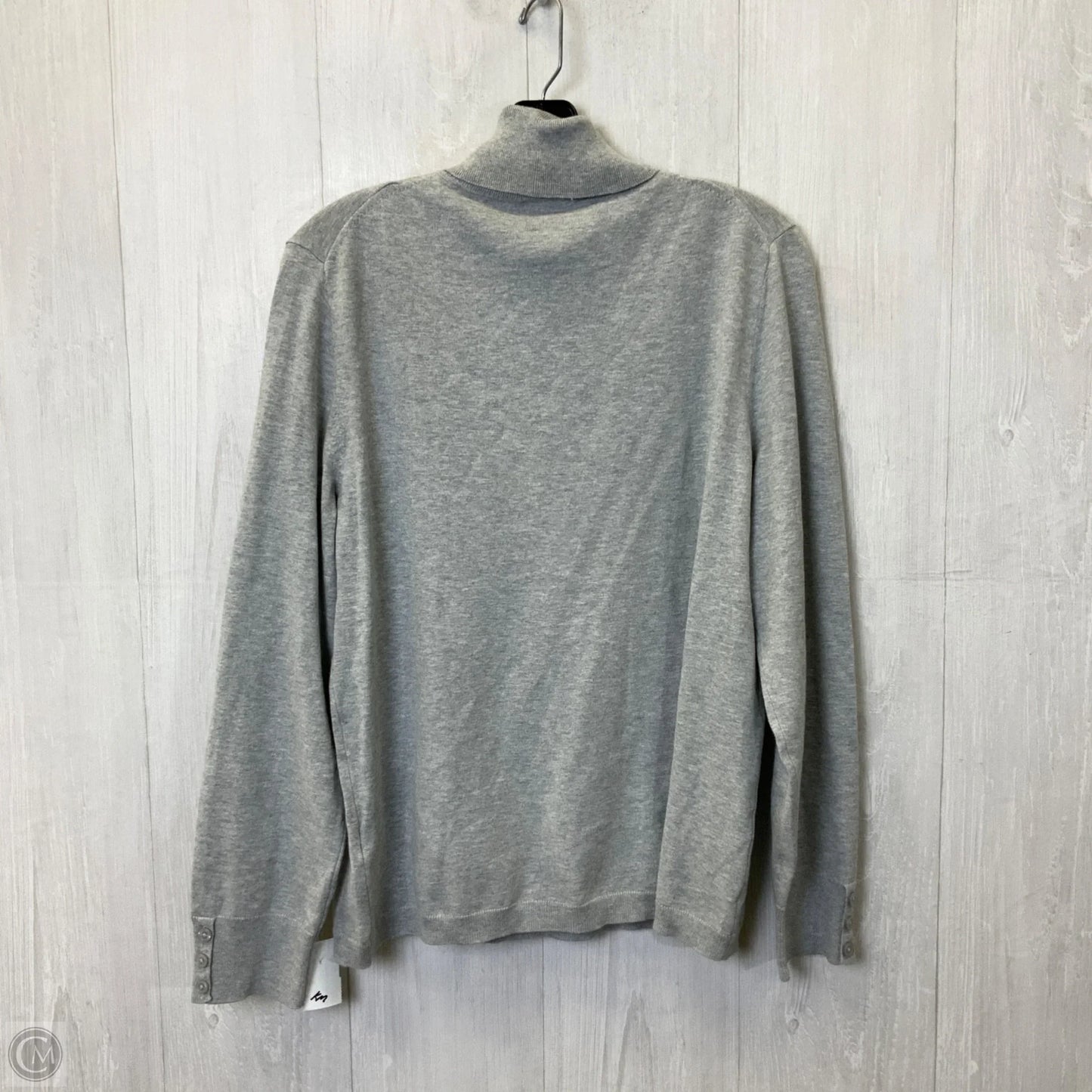 Top Long Sleeve Basic By Coldwater Creek In Grey, Size: Xl