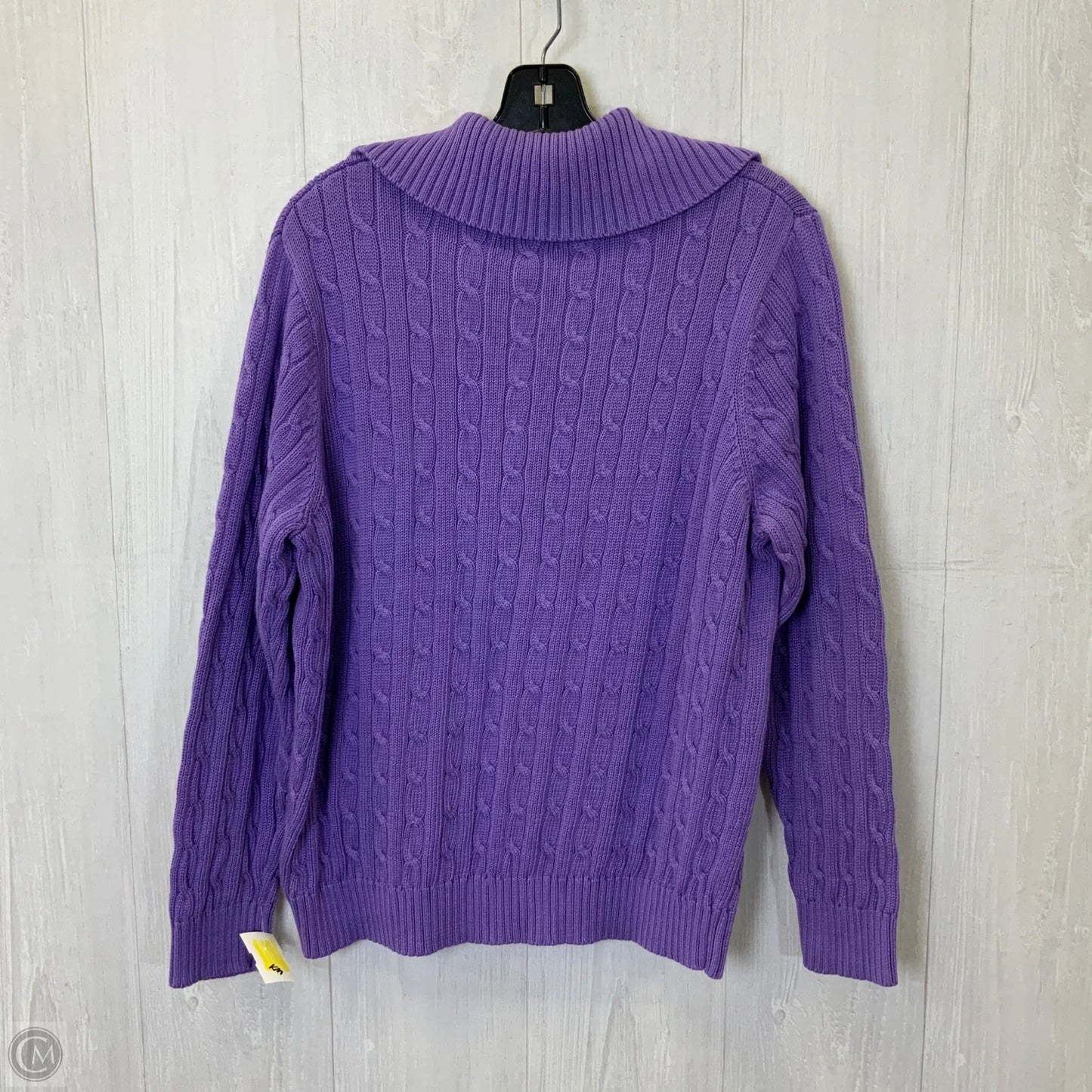 Sweater By Jones New York In Purple, Size: 2x