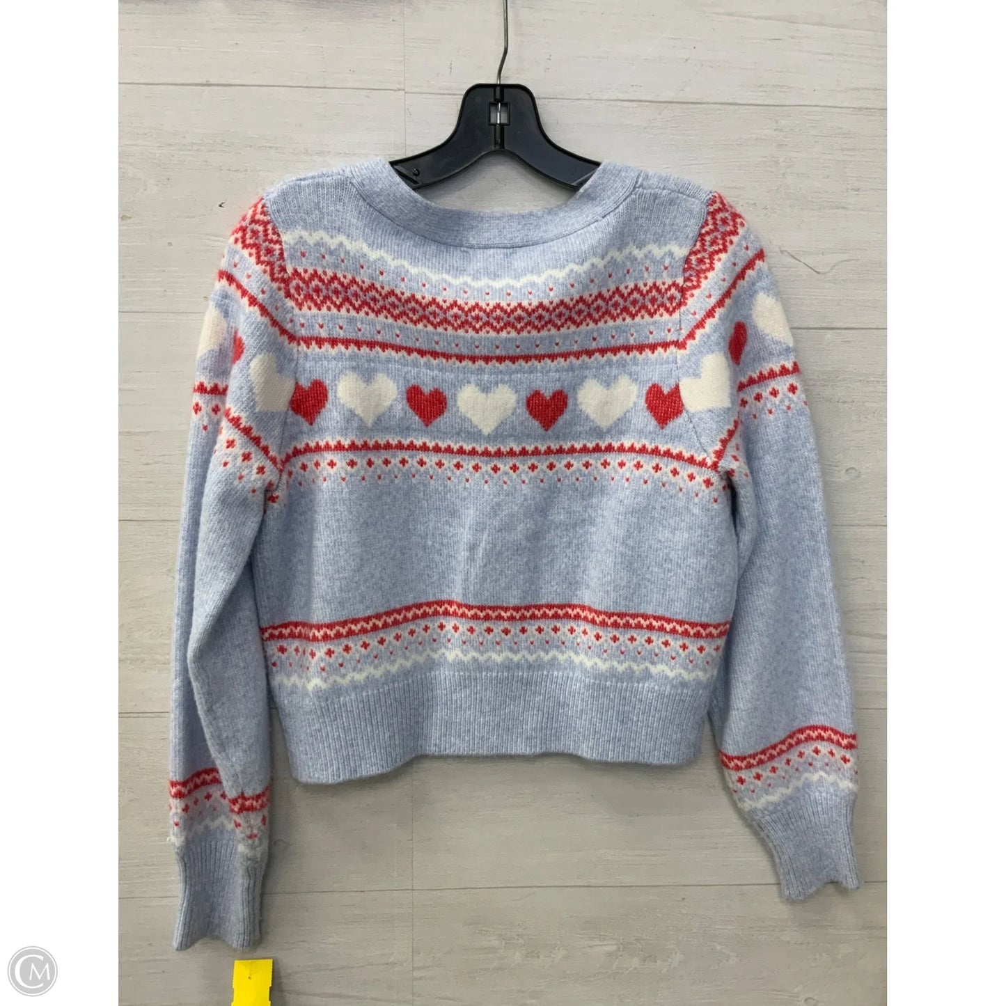 Cardigan By Jessica Simpson In Blue & Red, Size: M