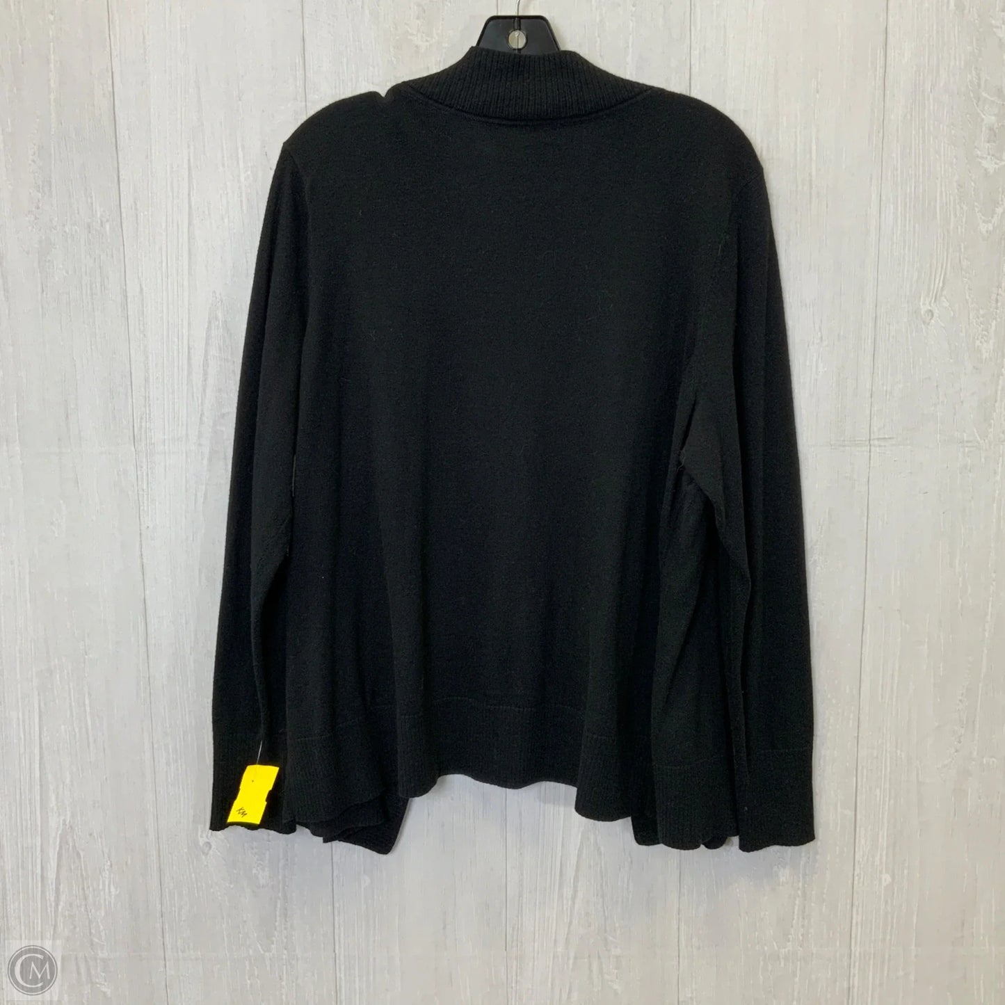 Cardigan By Worthington In Black, Size: 1x