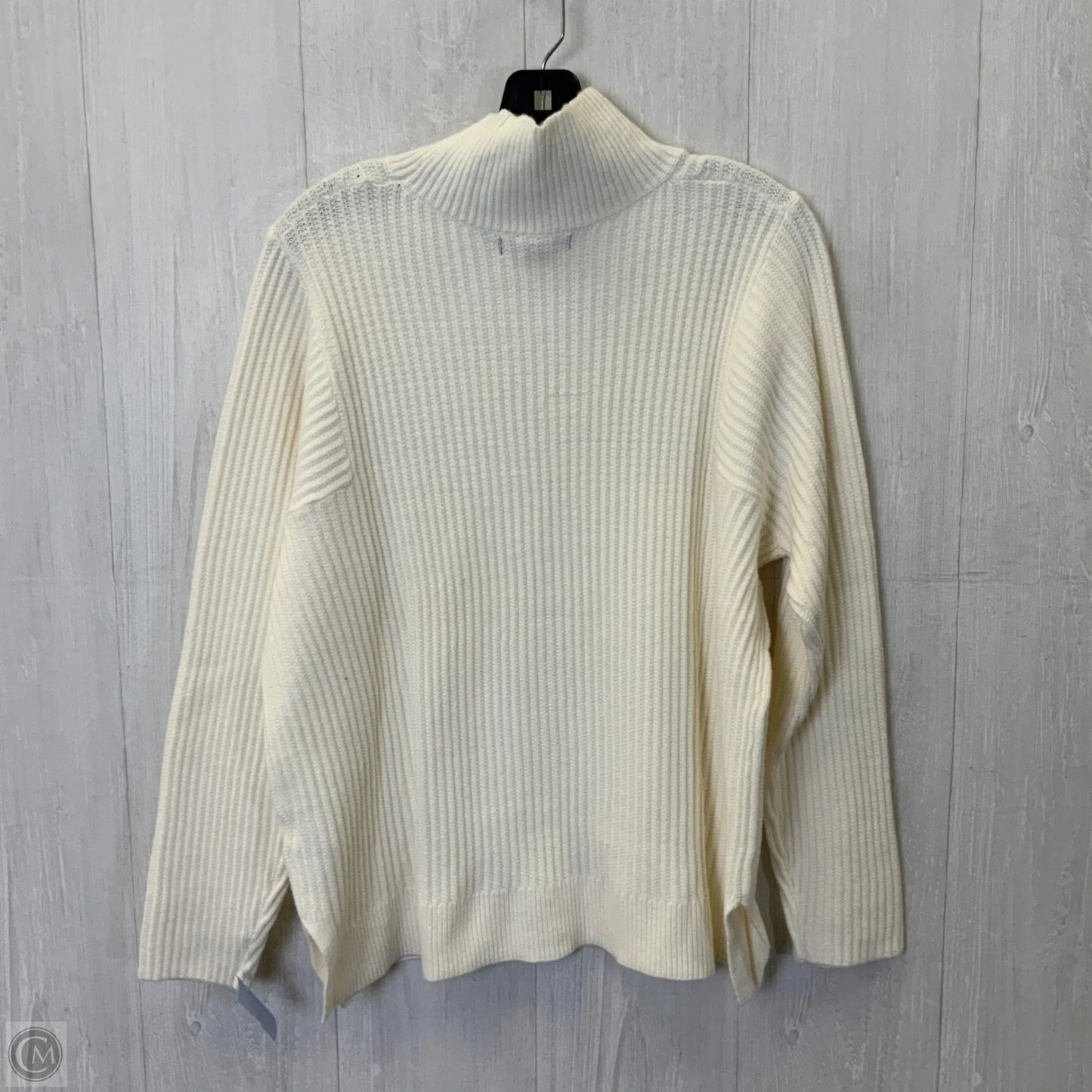 Sweater By Banana Republic In Cream, Size: L
