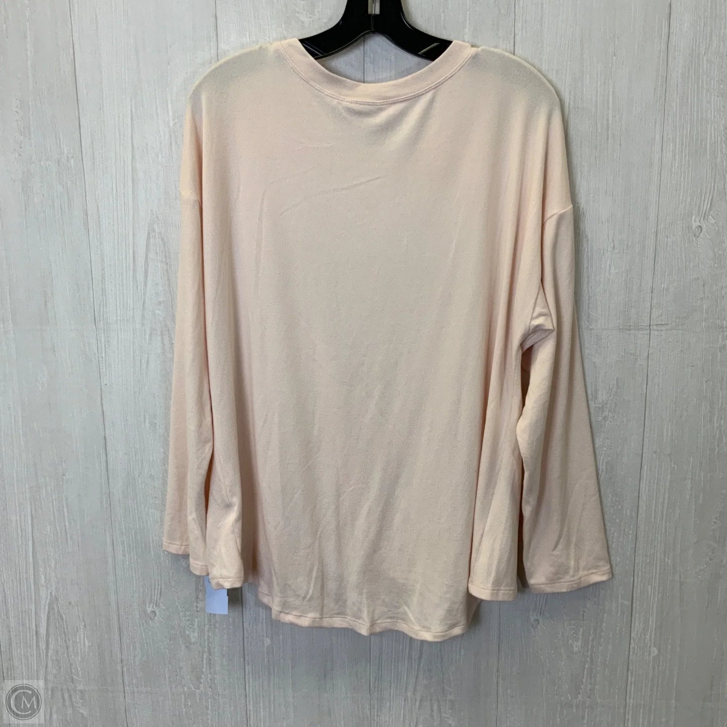 Top Long Sleeve By Clothes Mentor In Pink, Size: 2x
