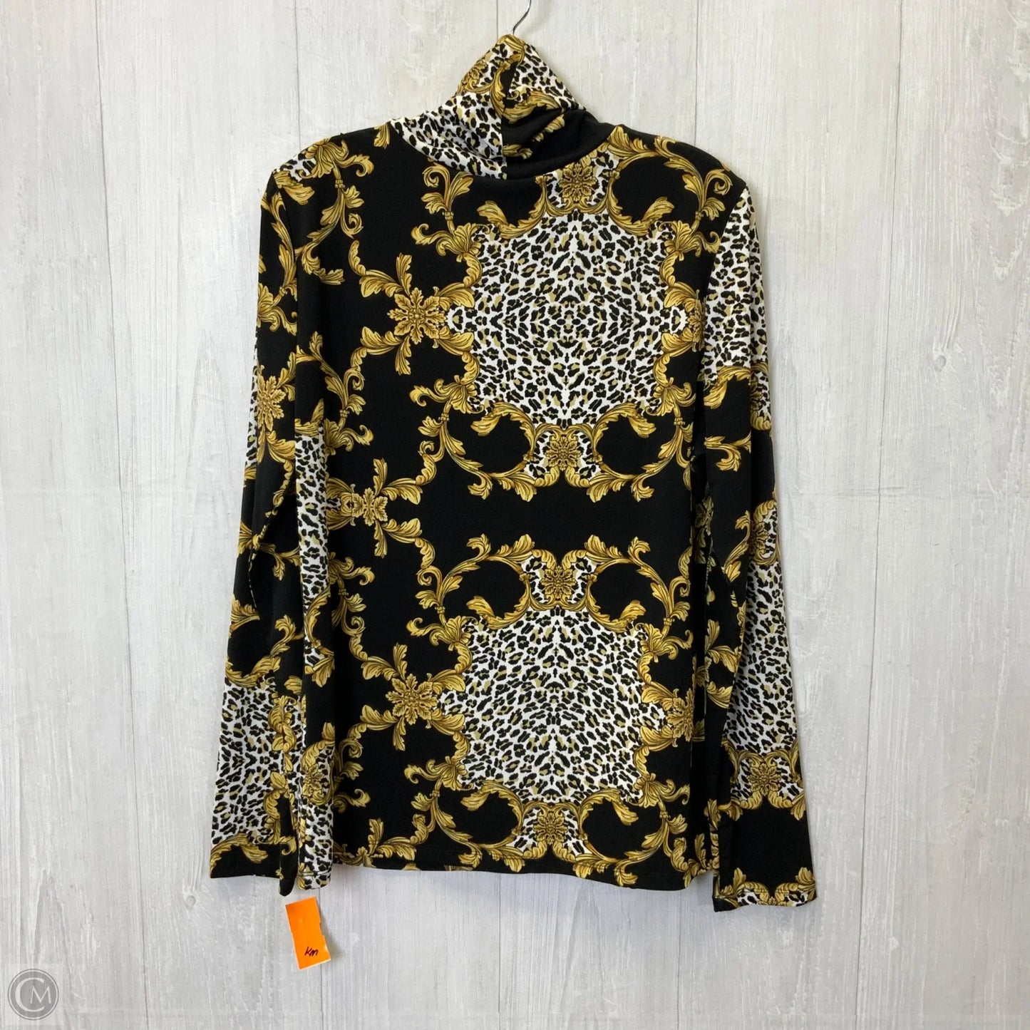 Top Long Sleeve By Boston Proper In Black, Size: L