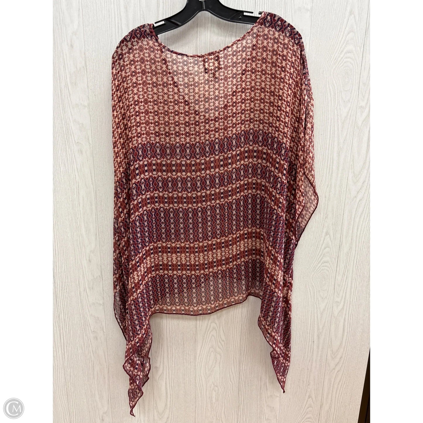 Top Short Sleeve By Clothes Mentor In Red Blue, Size: Xs