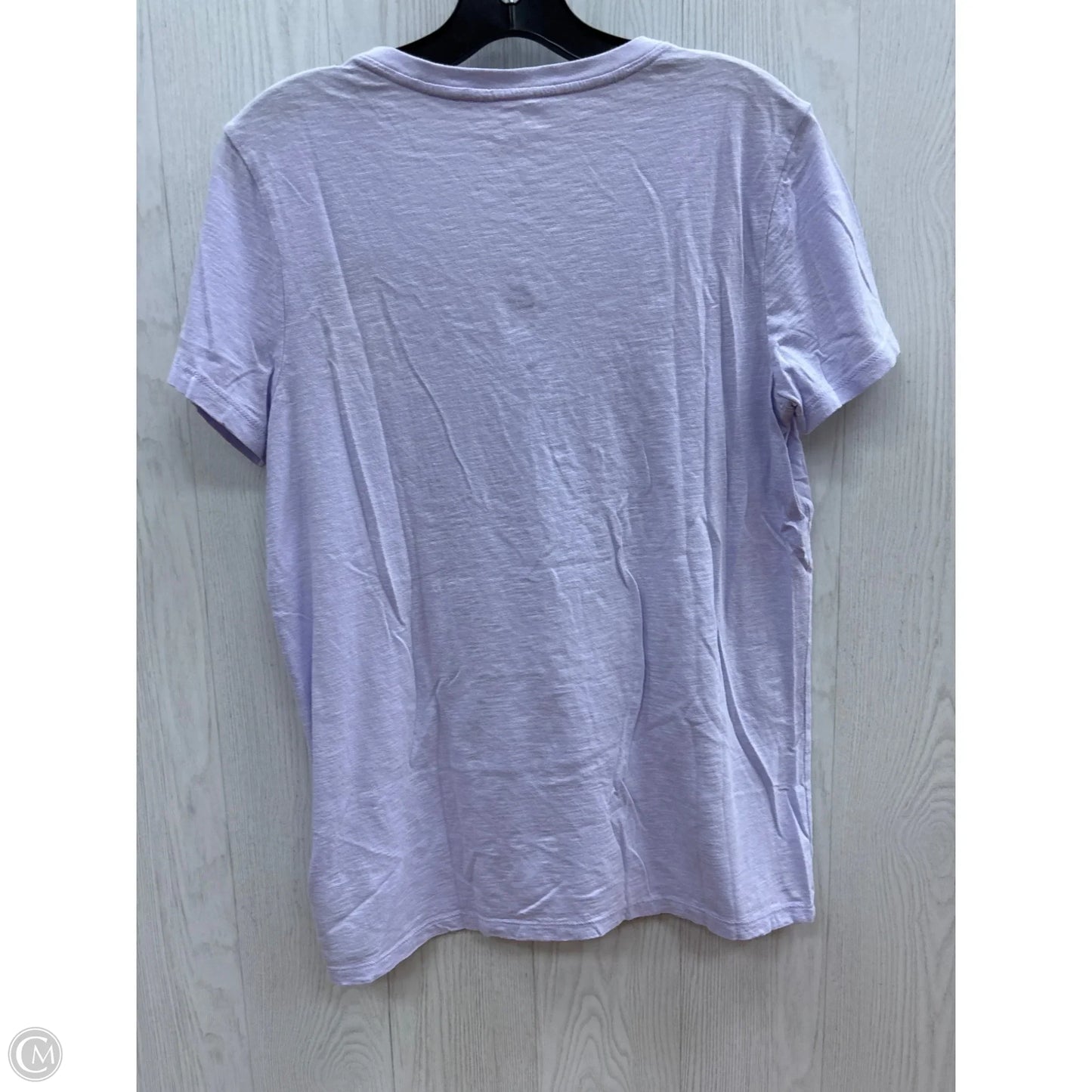 Top Short Sleeve Basic By Universal Thread In Purple, Size: M