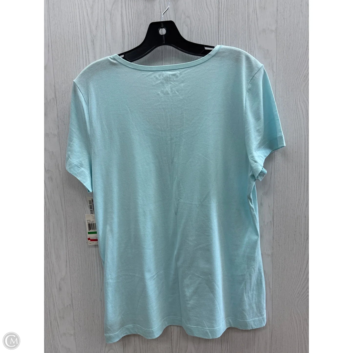 Top Short Sleeve Basic By Nautica In Blue, Size: L