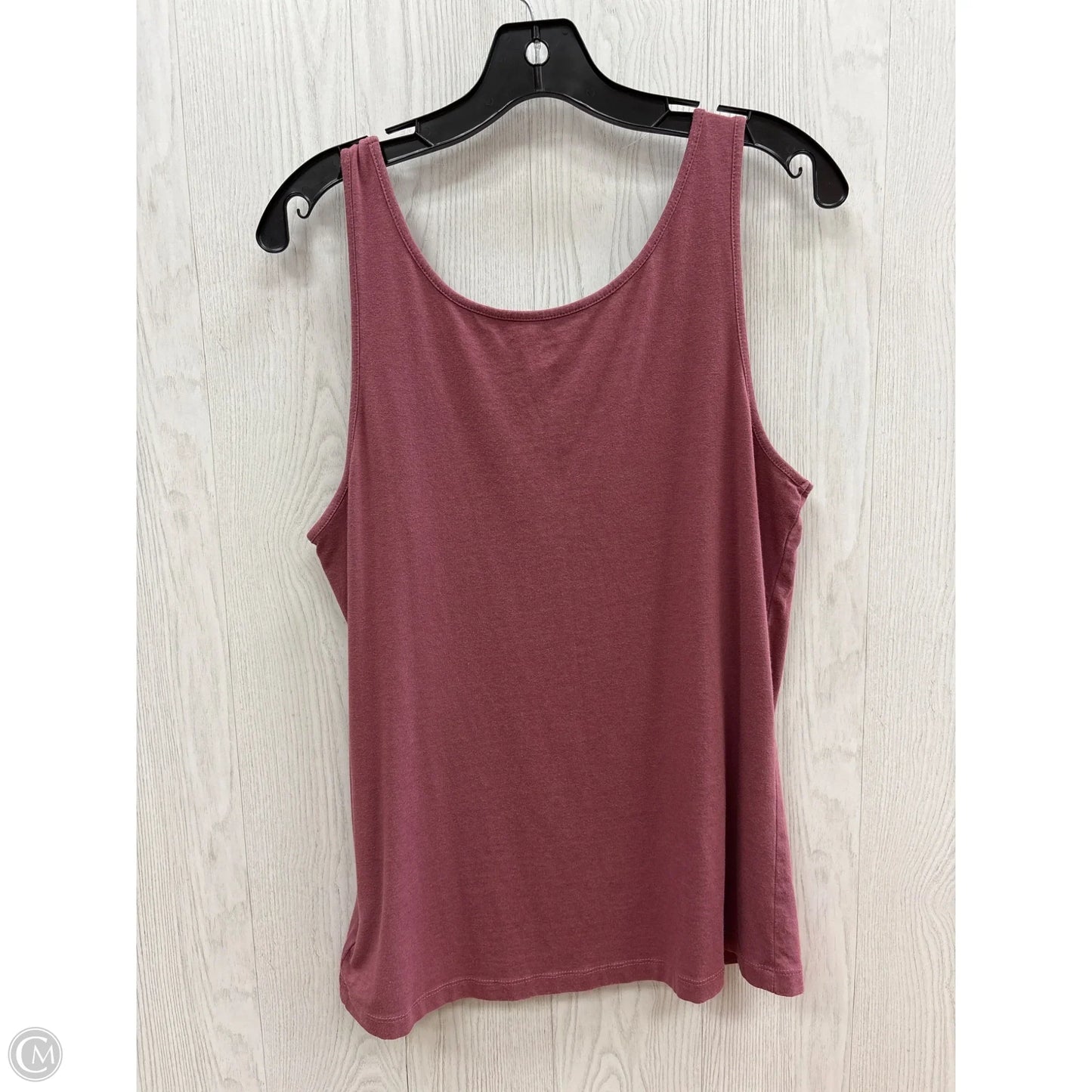 Top Sleeveless Basic By Dip In Mauve, Size: Xl