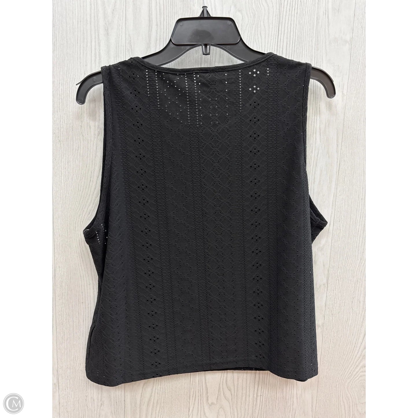Top Sleeveless Basic By Shein In Black, Size: 2x