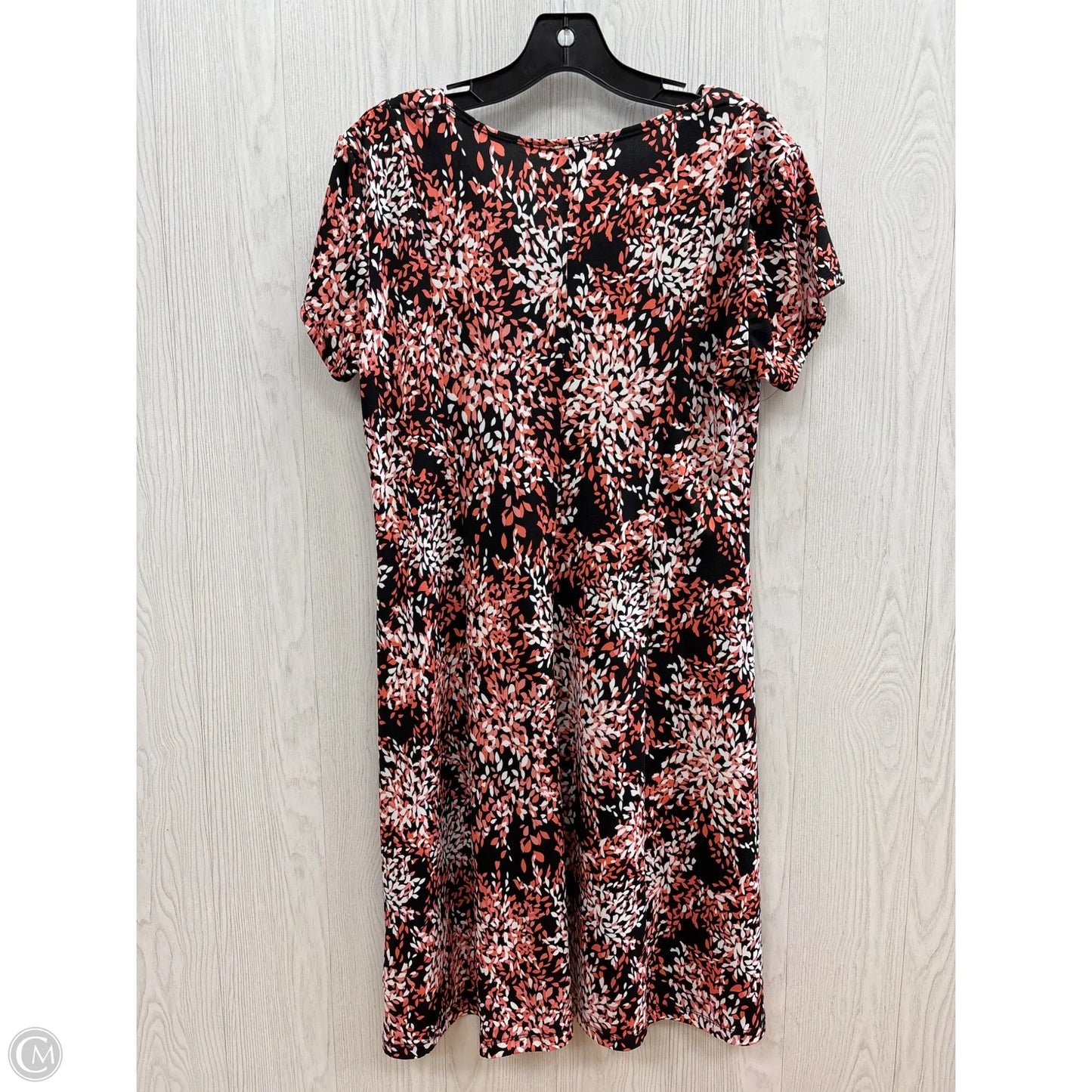 Dress Casual Short By Notations In Black & Orange, Size: Petite M