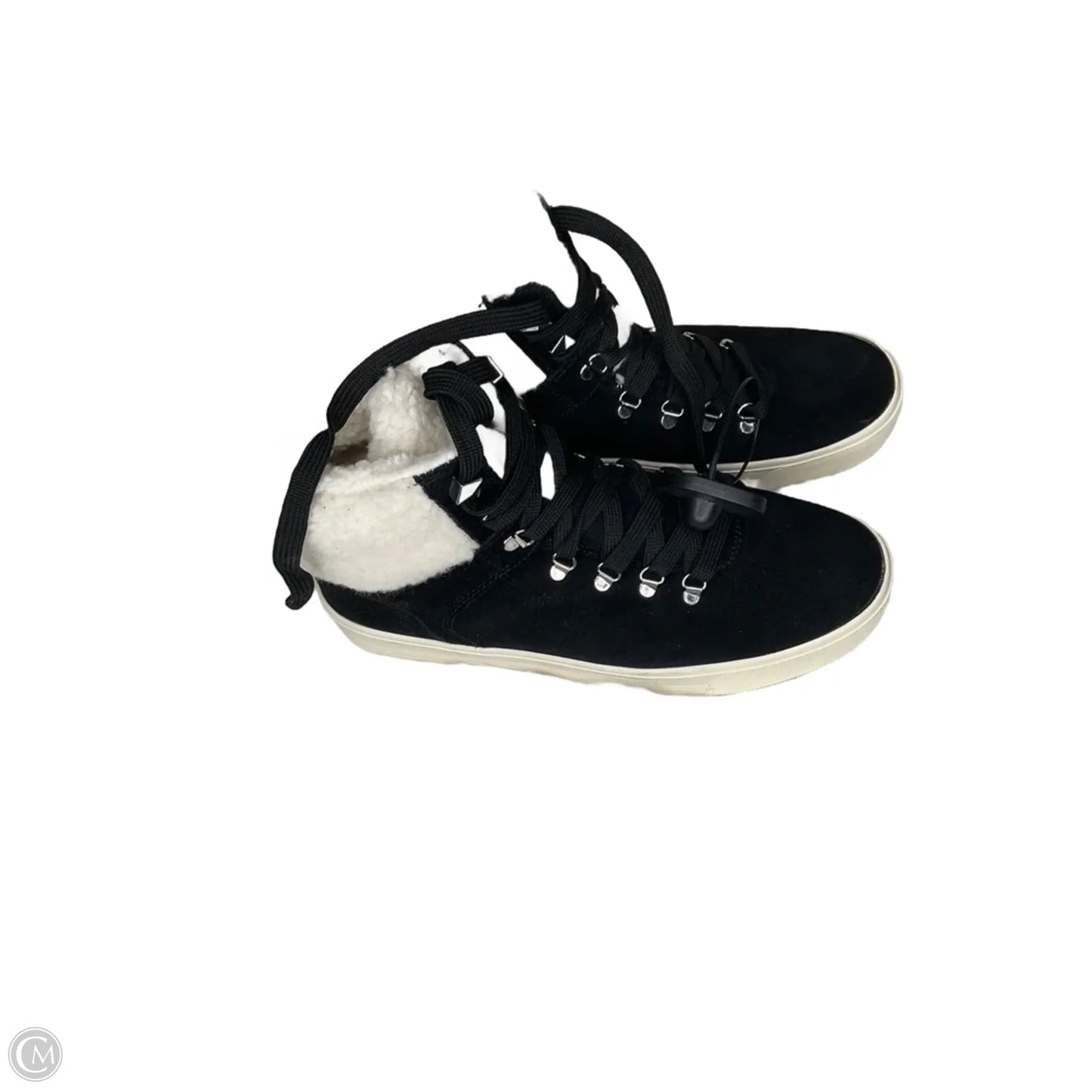 Boots Ankle Flats By Marc Fisher In Black, Size: 9