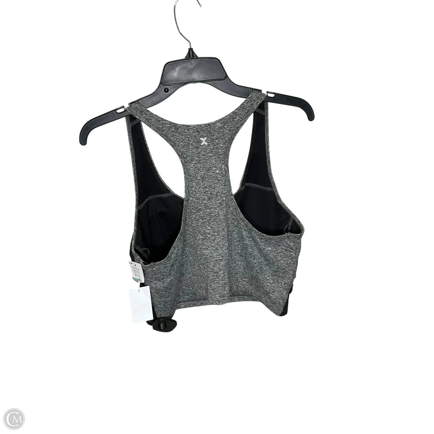 Athletic Bra By Xersion In Black & Grey, Size: Xxl