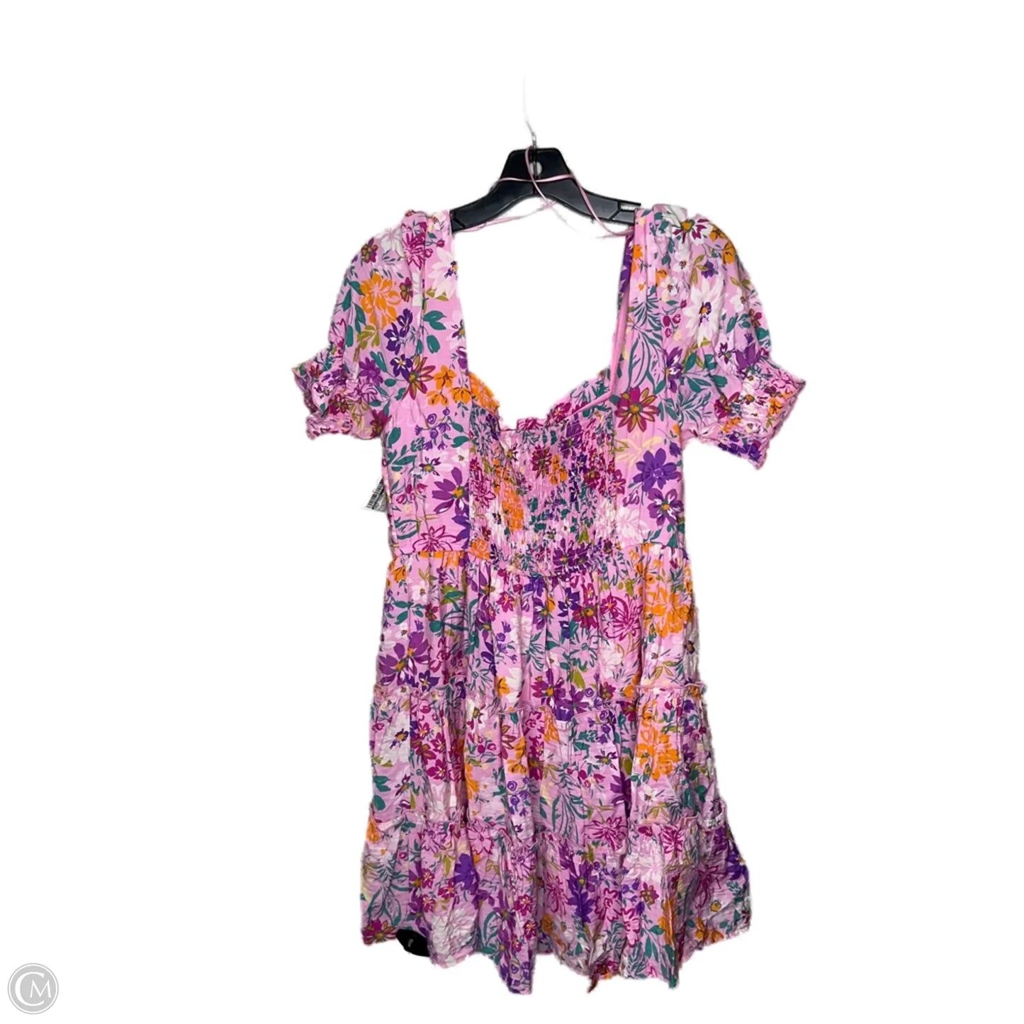 Dress Casual Short By Blu Pepper In Pink, Size: L