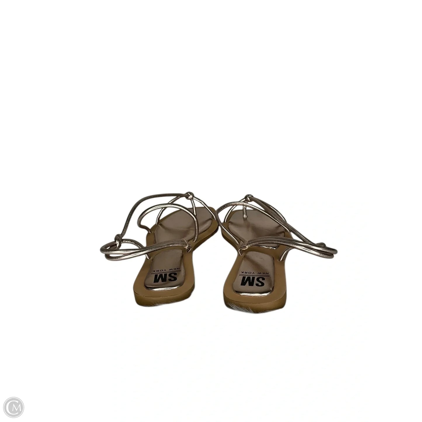 Sandals Flats By Clothes Mentor In Rose Gold, Size: 7
