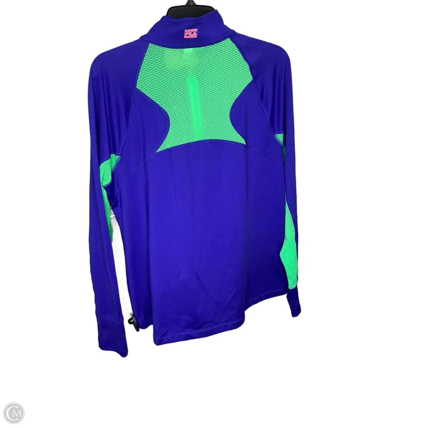 Athletic Jacket By Fila In Purple, Size: Xl