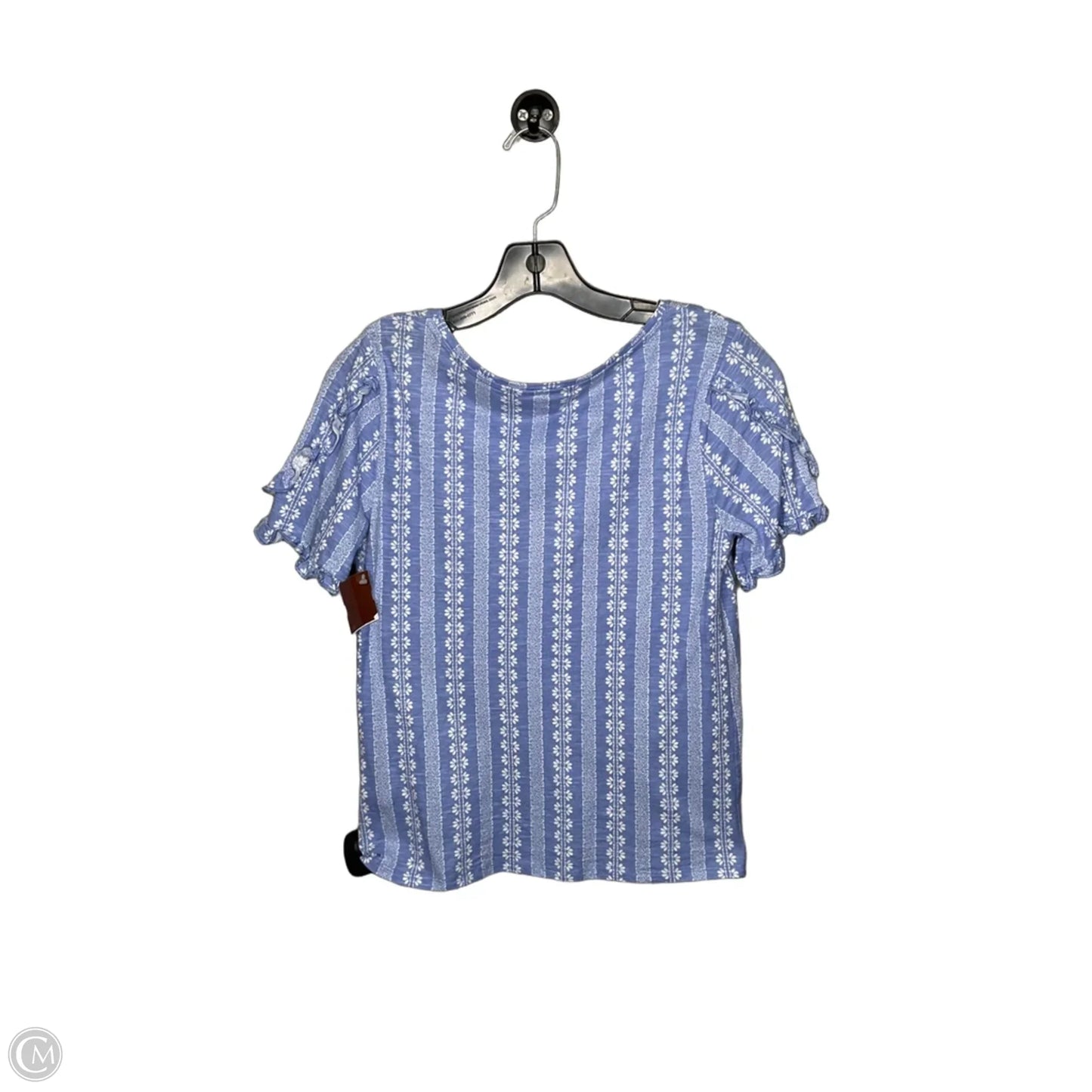 Top Short Sleeve By Lc Lauren Conrad In Blue, Size: Xs